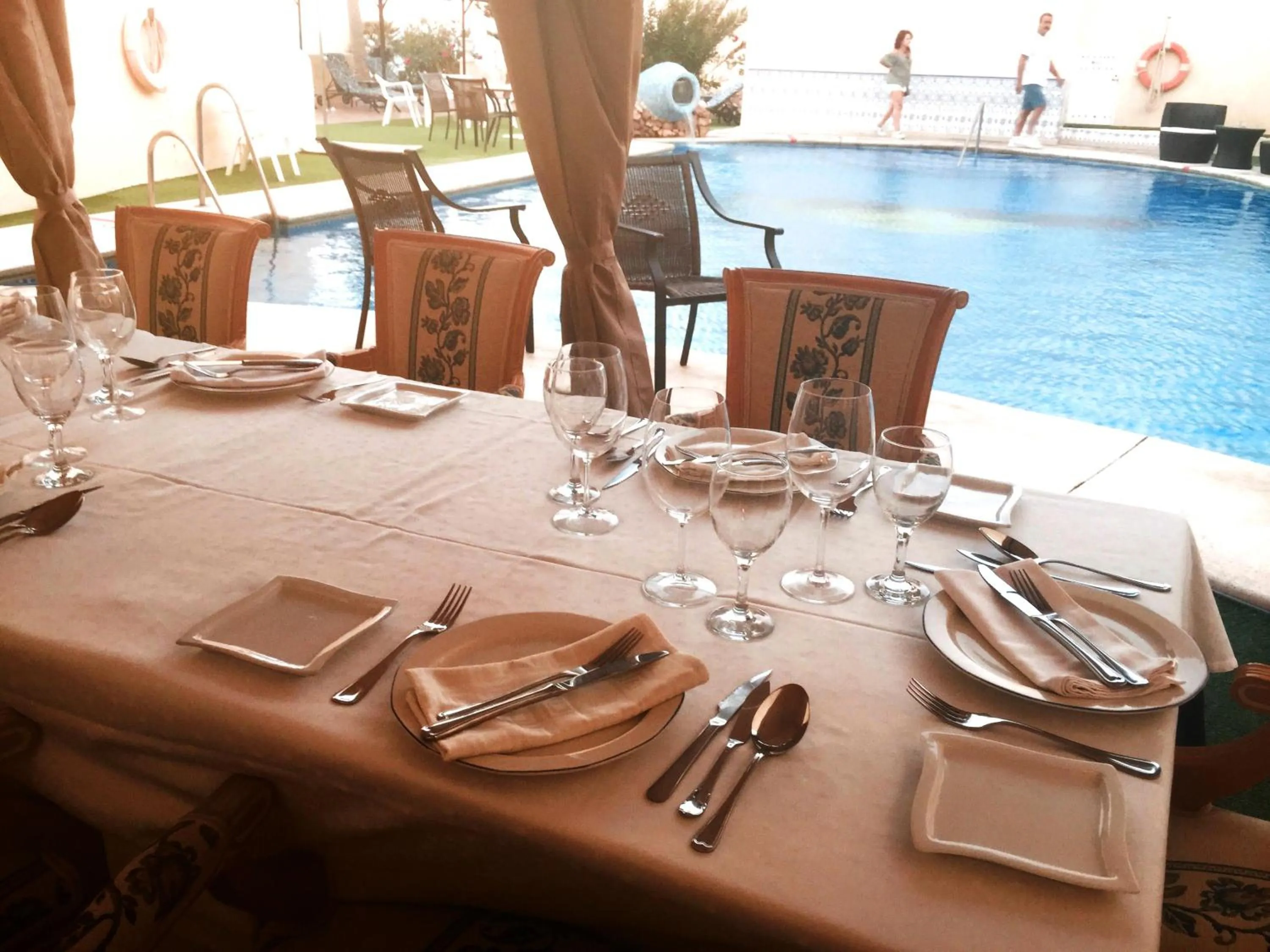 Pool view in Hotel El Dorado