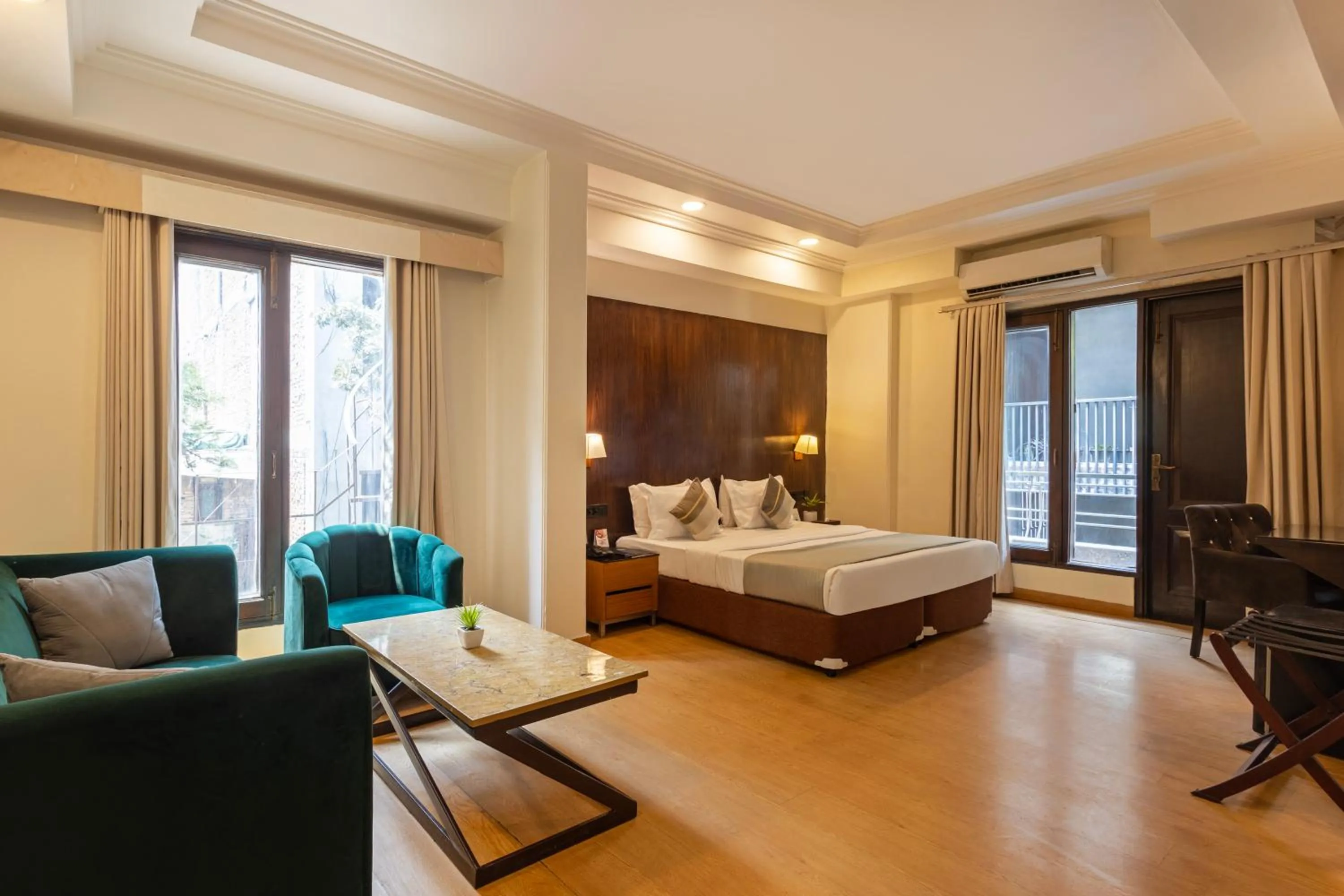 Bedroom, Bed in The Orion - Greater Kailash