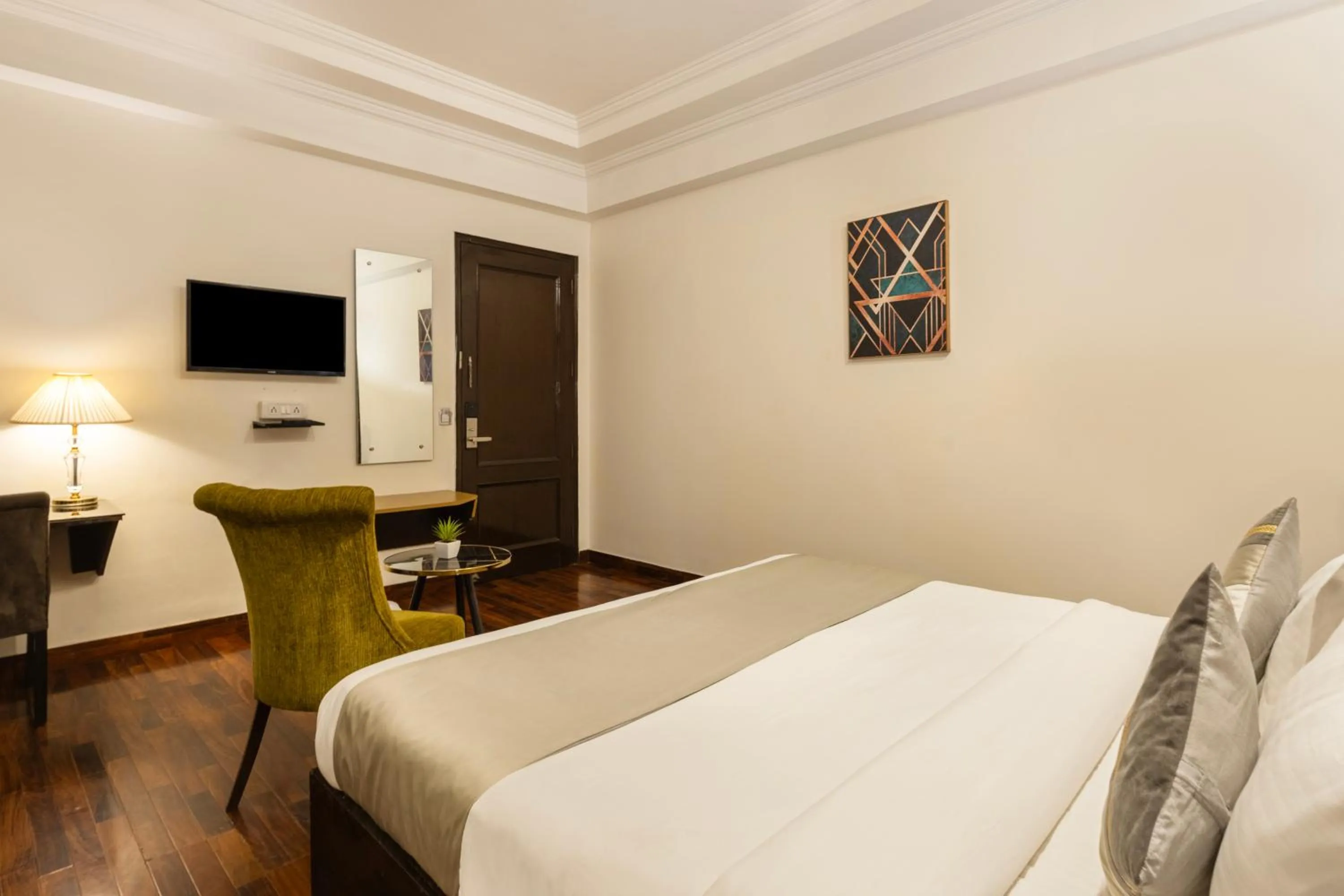 Bedroom, Bed in The Orion - Greater Kailash