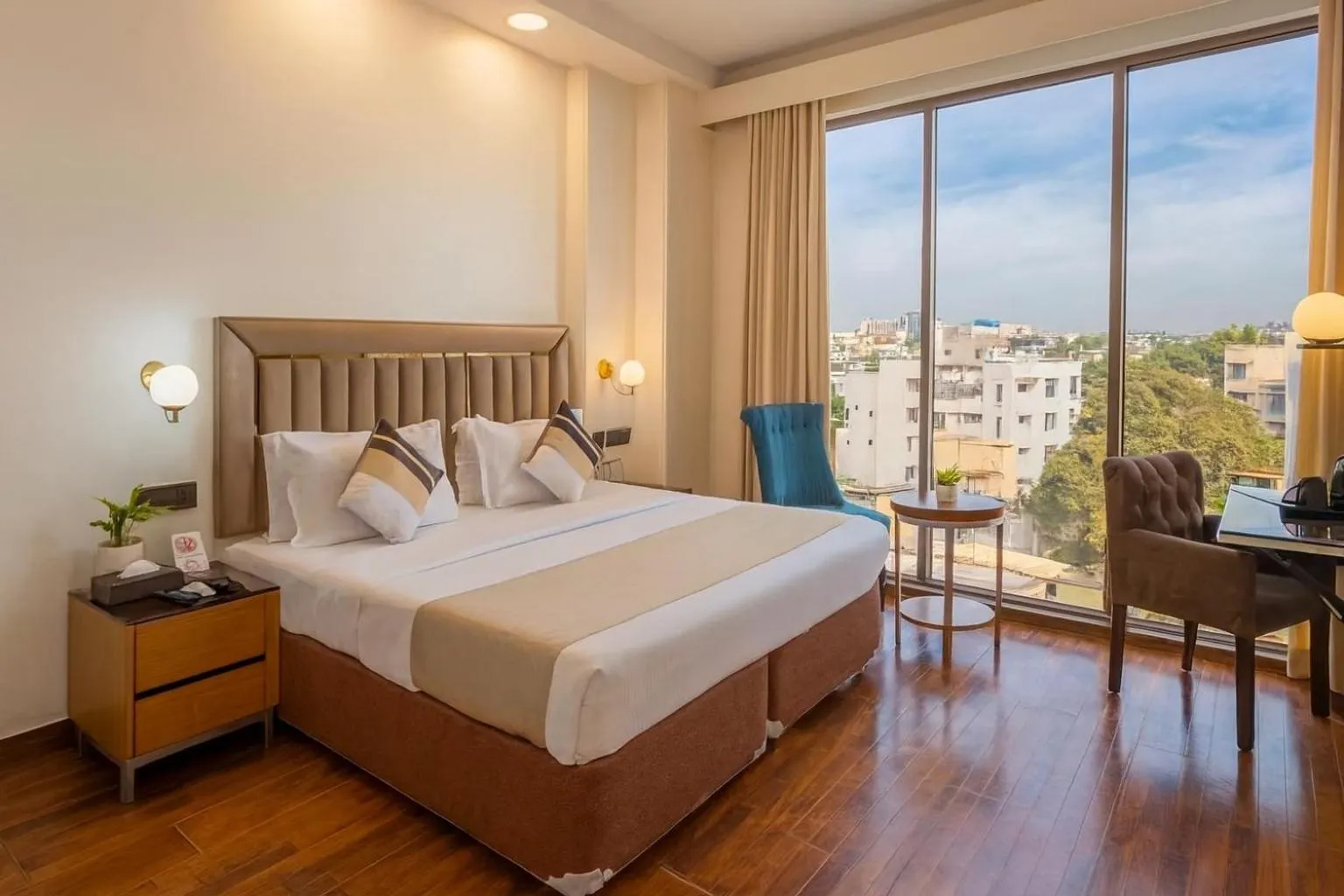 City view, Bed in The Orion - Greater Kailash