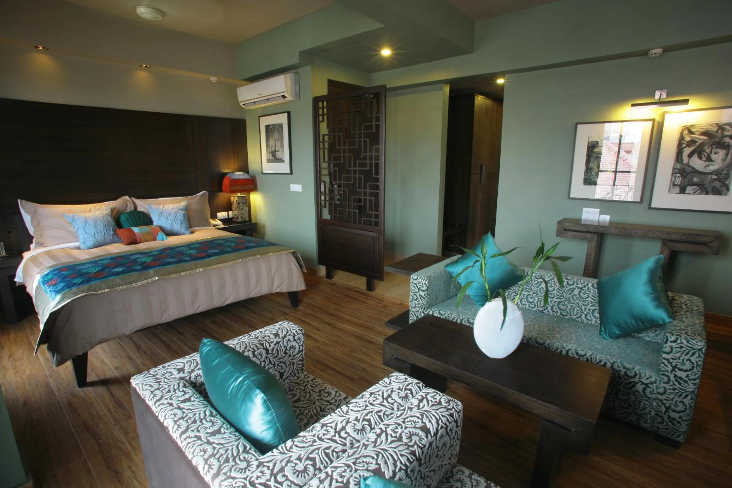 Bedroom, Bed in ​juSTa Gurgaon