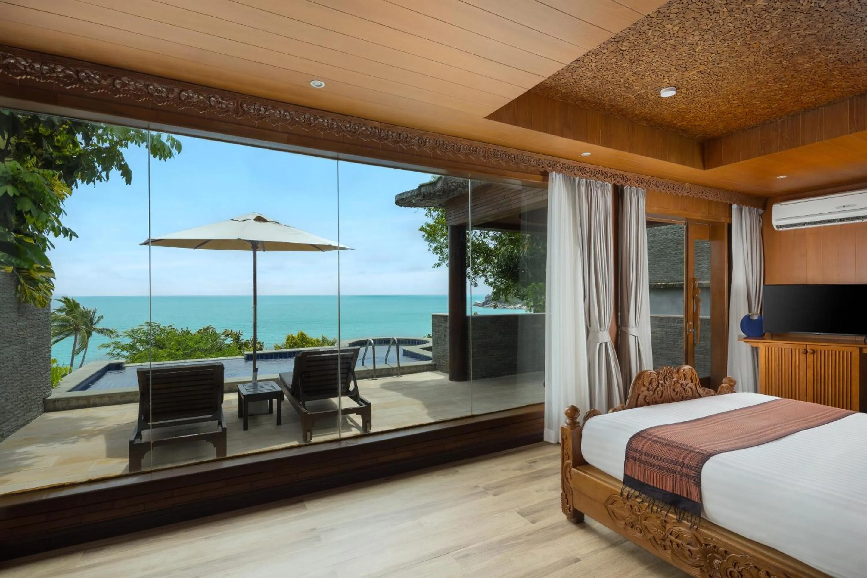 Bedroom, Bed in Panviman Resort Koh Phangan