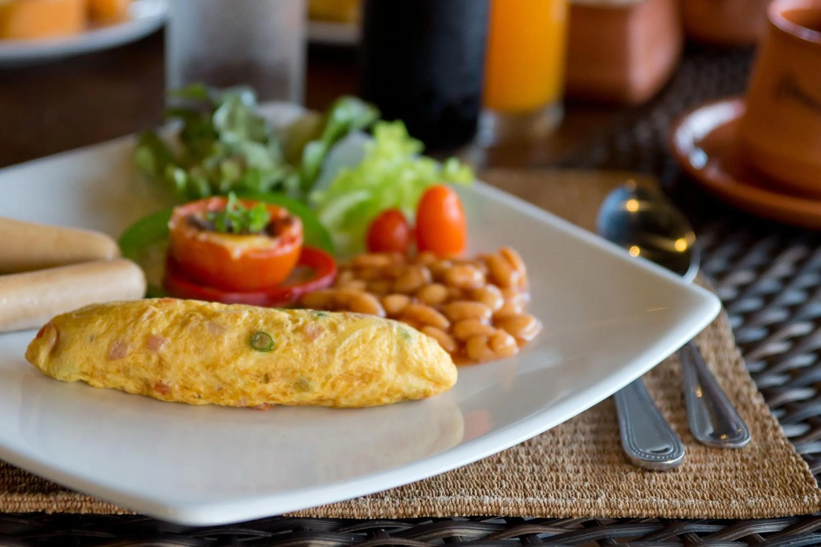 Buffet breakfast in Panviman Resort Koh Phangan