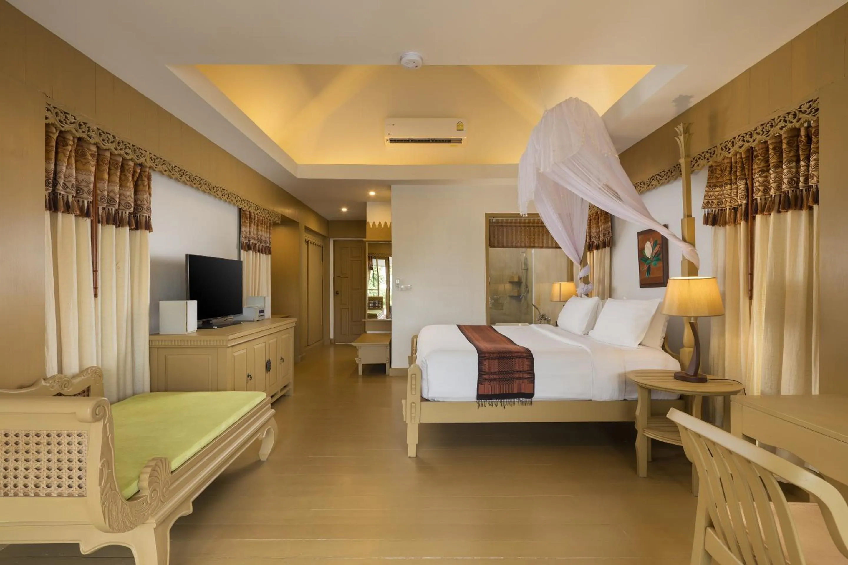 Bedroom, Bed in Panviman Resort Koh Phangan