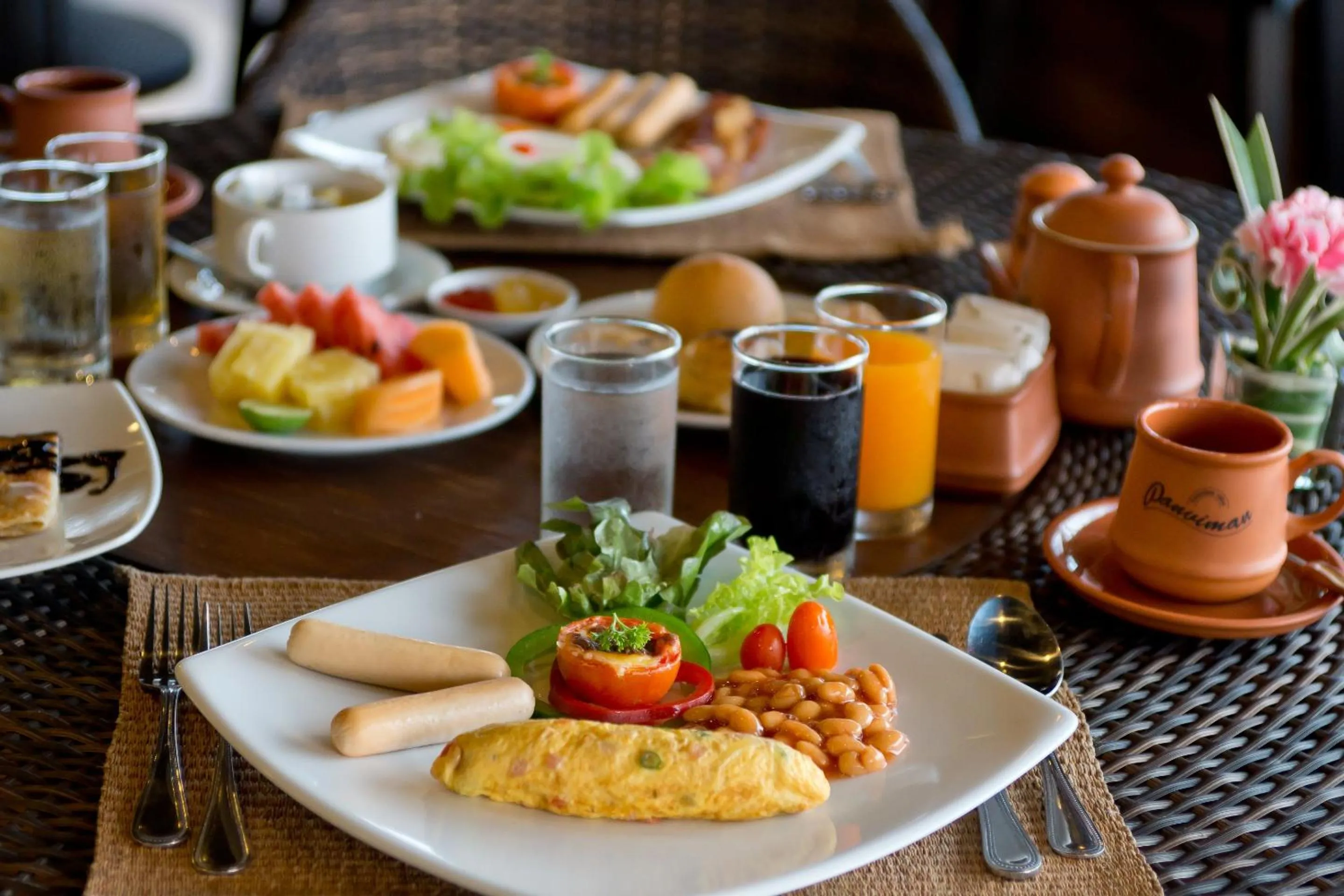 Breakfast in Panviman Resort Koh Phangan