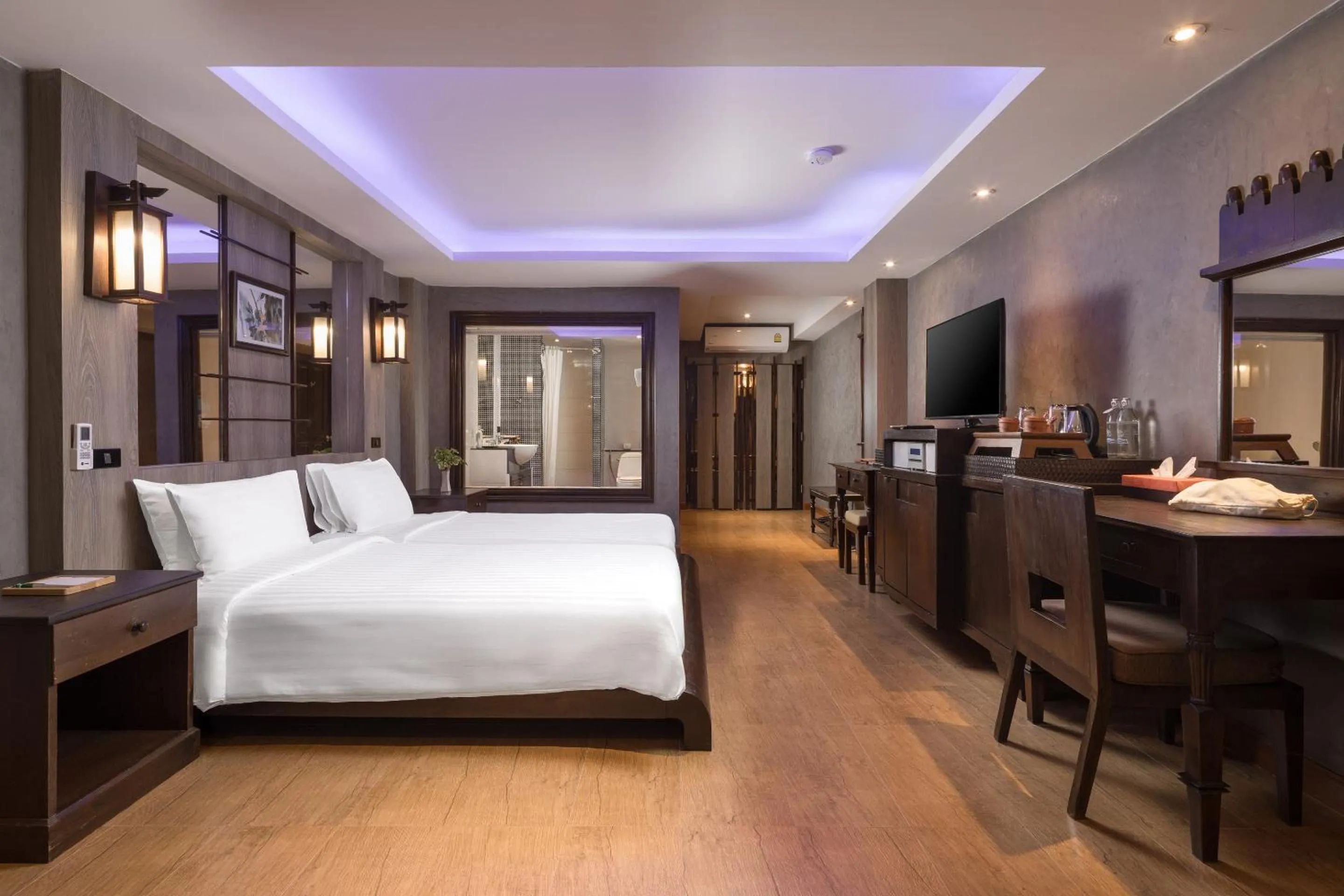 Bedroom, Bed in Panviman Resort Koh Phangan