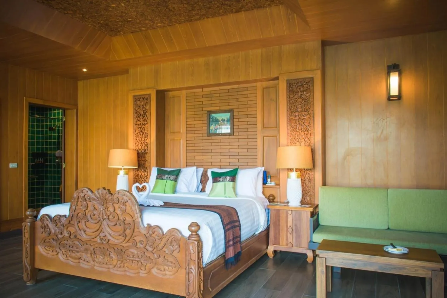 Property building, Bed in Panviman Resort Koh Phangan