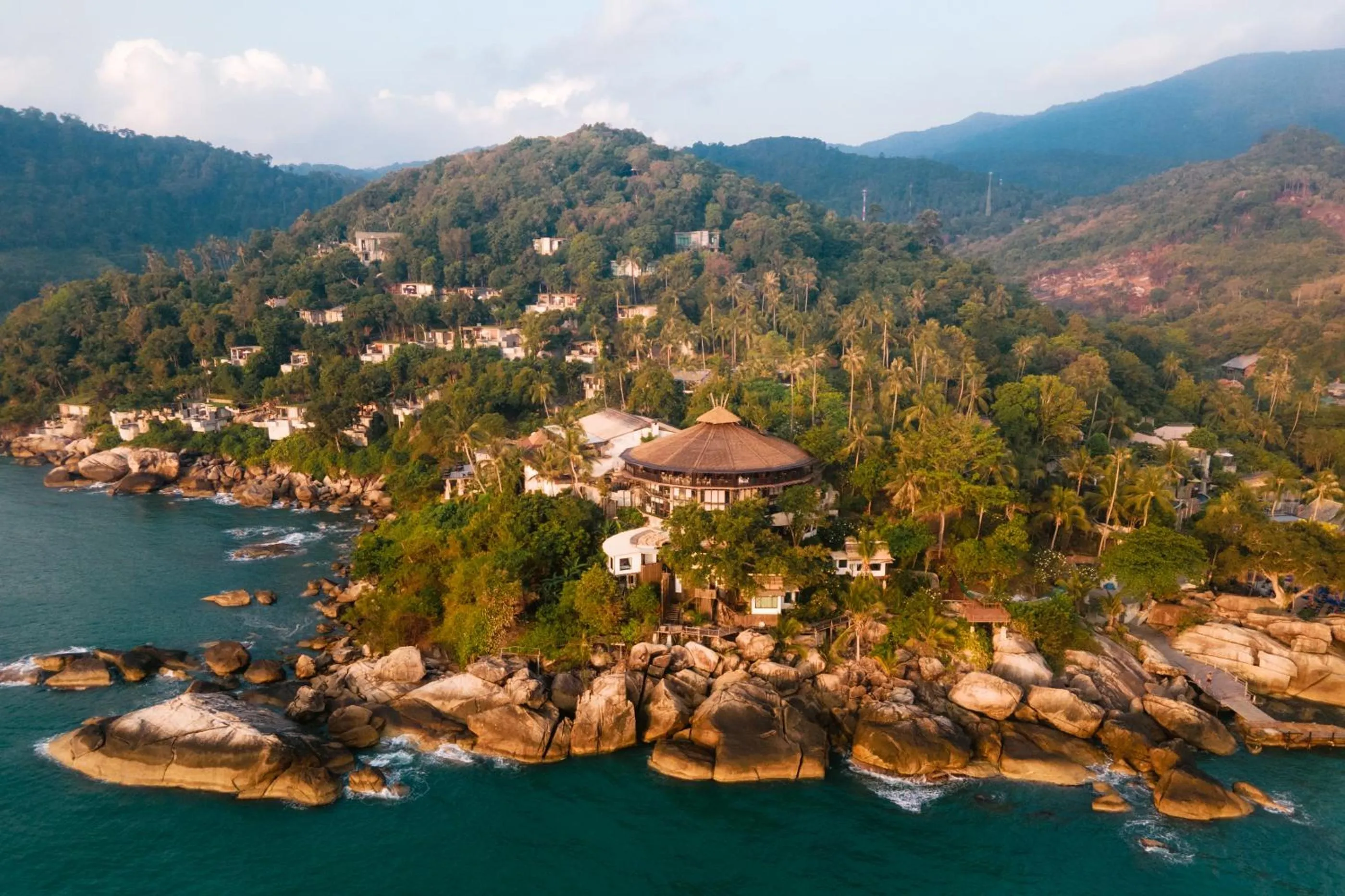 Property building in Panviman Resort Koh Phangan