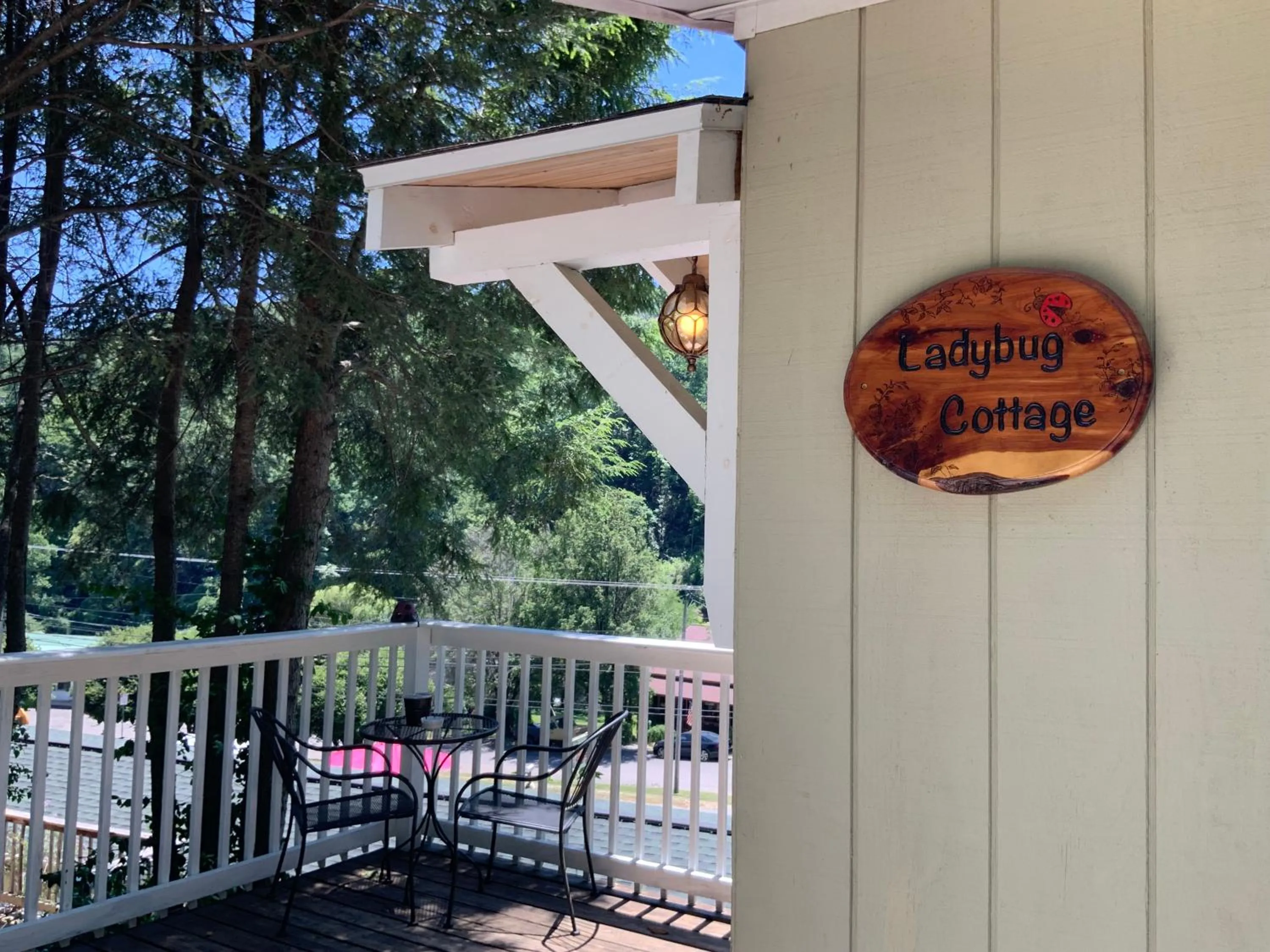Kitchen or kitchenette in The Chimney Rock Inn & Cottages