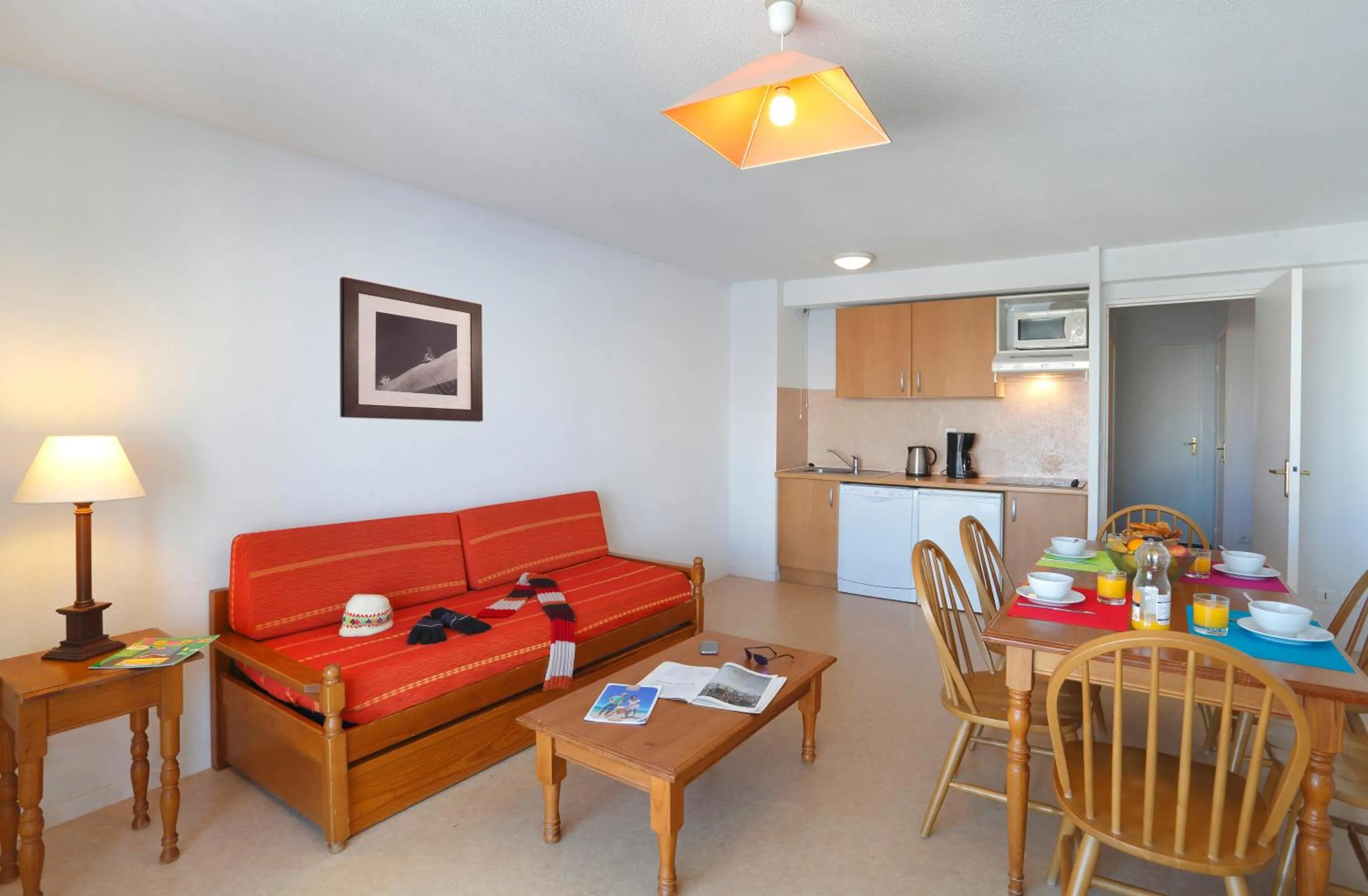 Kitchen or kitchenette in Résidence Goélia Royal Peyragudes