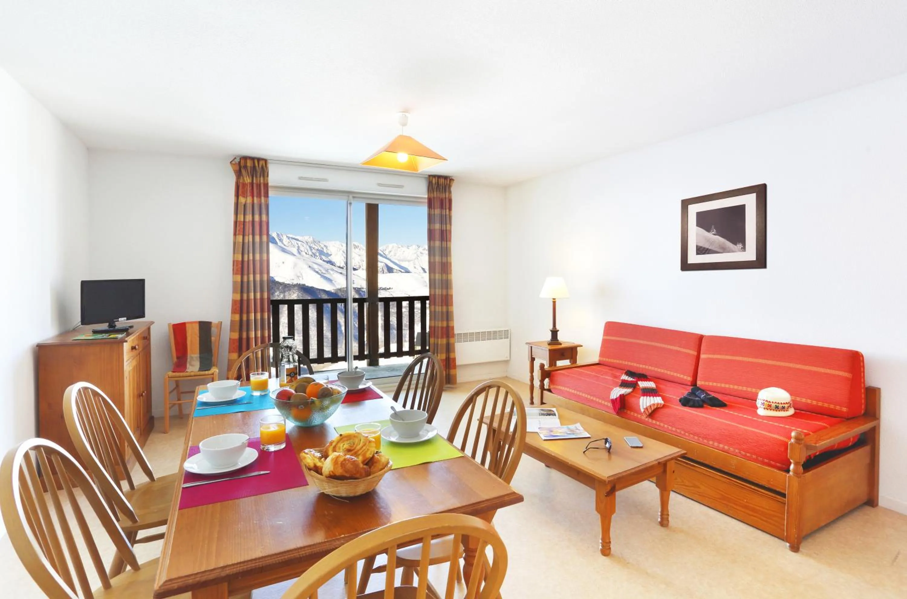 Balcony/Terrace in Résidence Goélia Royal Peyragudes