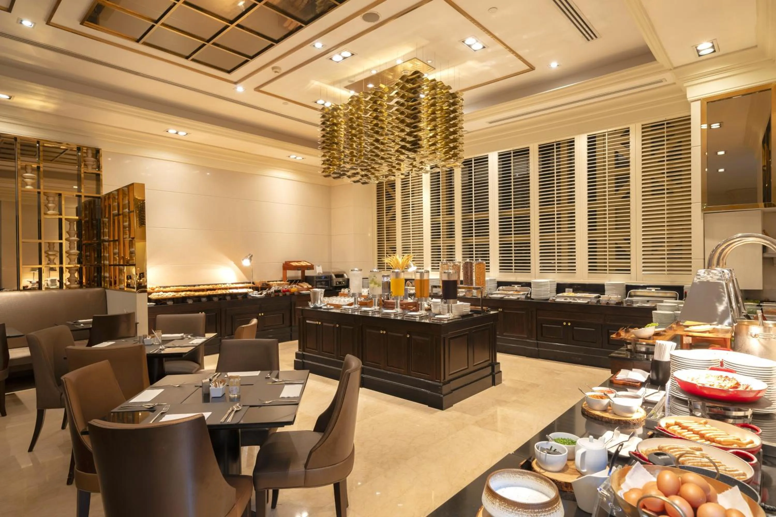 Breakfast in Grande Centre Point Hotel Ratchadamri Bangkok