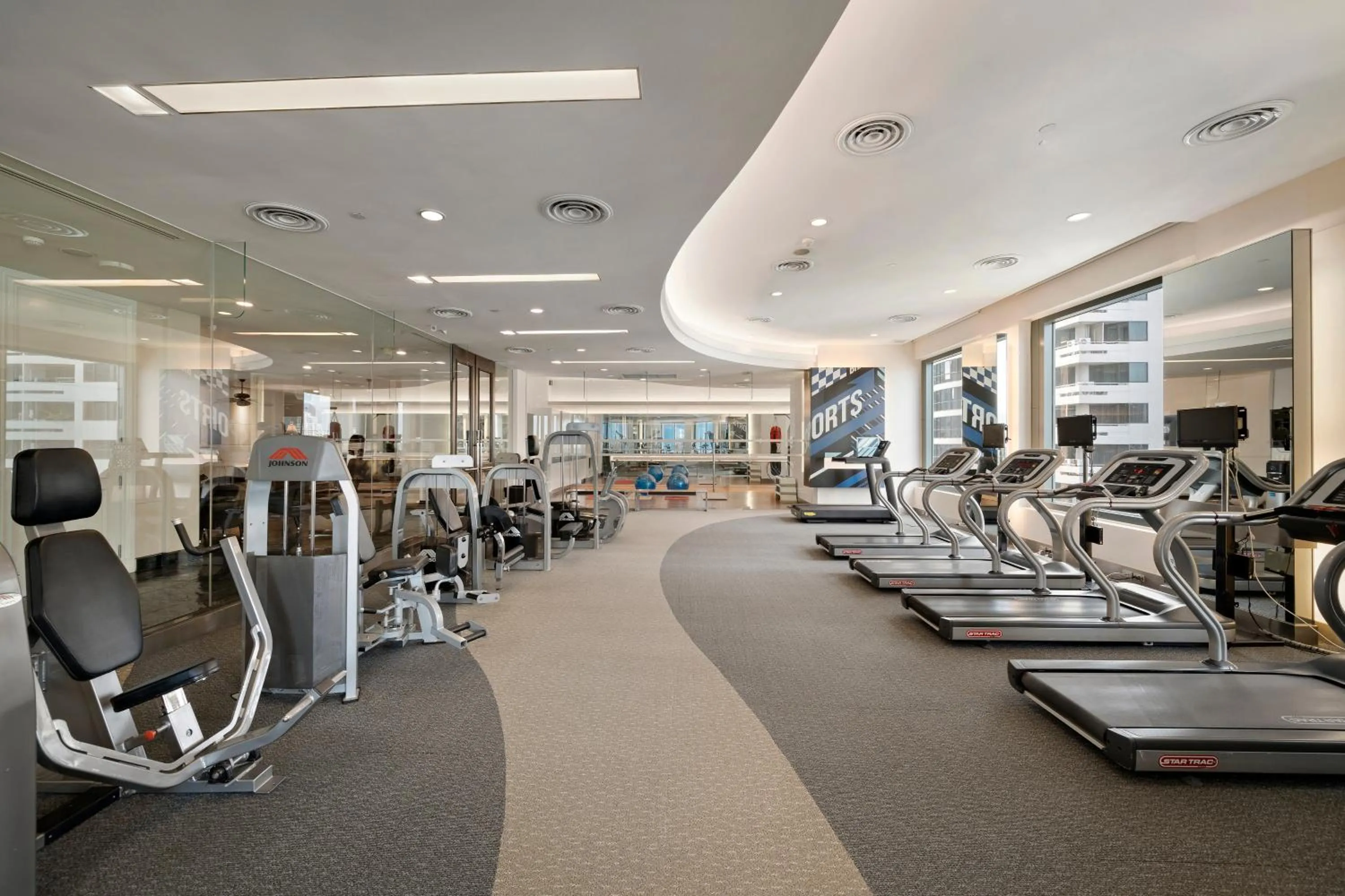 Fitness centre/facilities in Grande Centre Point Hotel Ratchadamri Bangkok