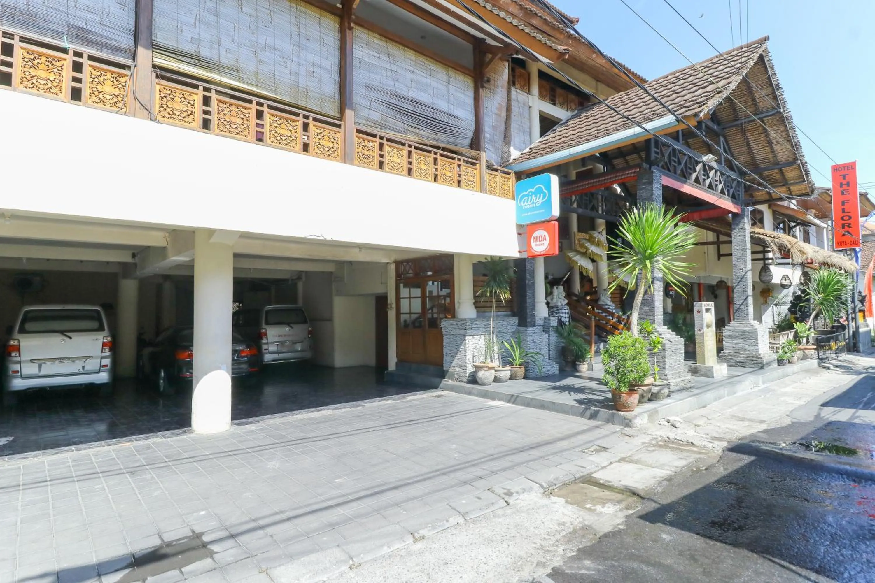 Parking in The Flora Kuta Bali