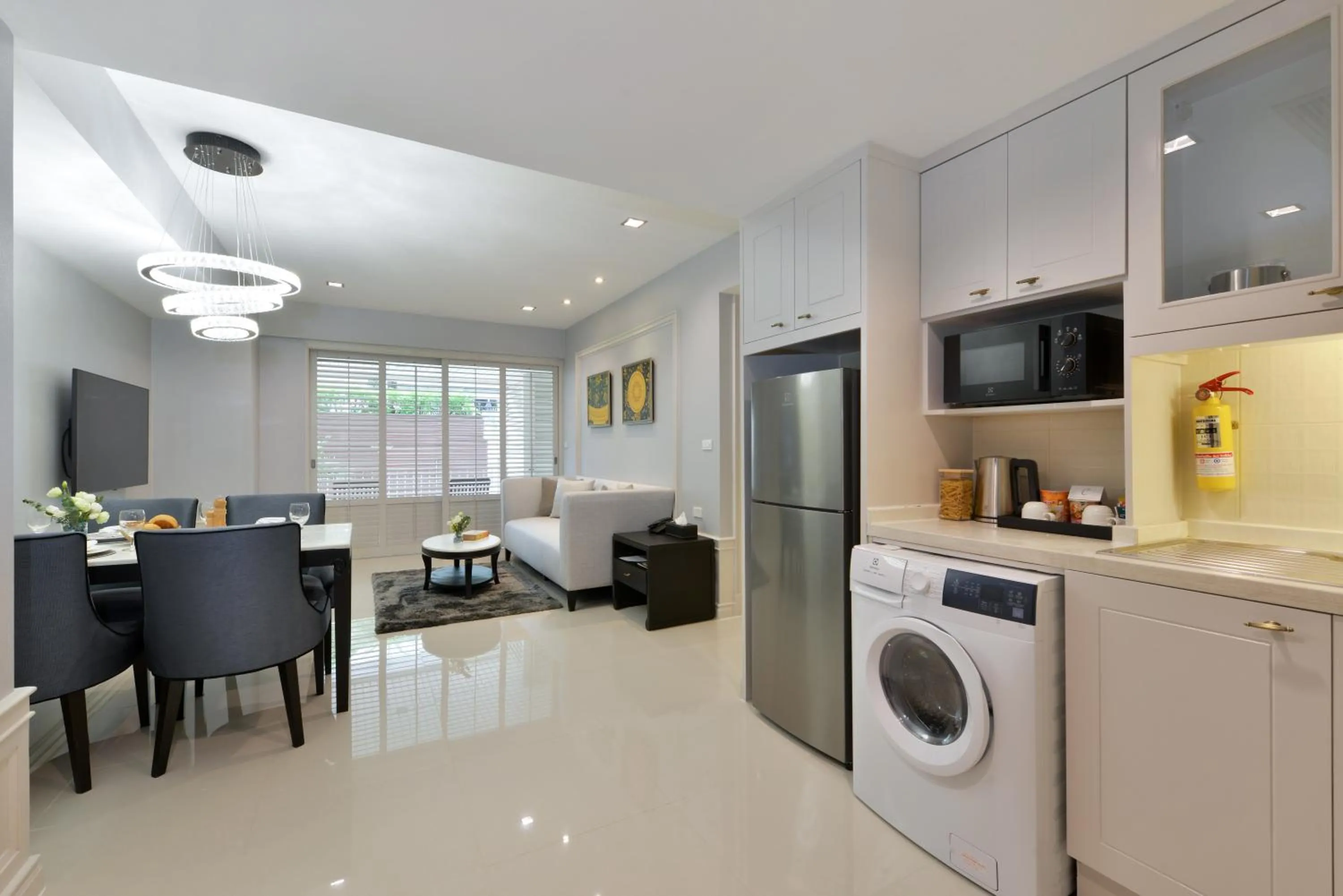 Living room in Centre Point Sukhumvit Thong-Lo