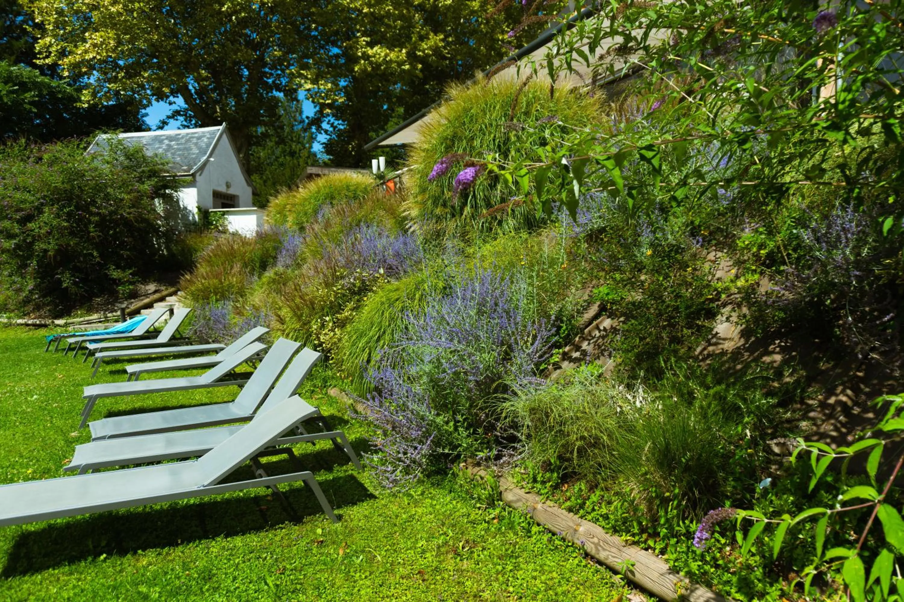 Swimming pool in Hôtel Restaurant Le Repère