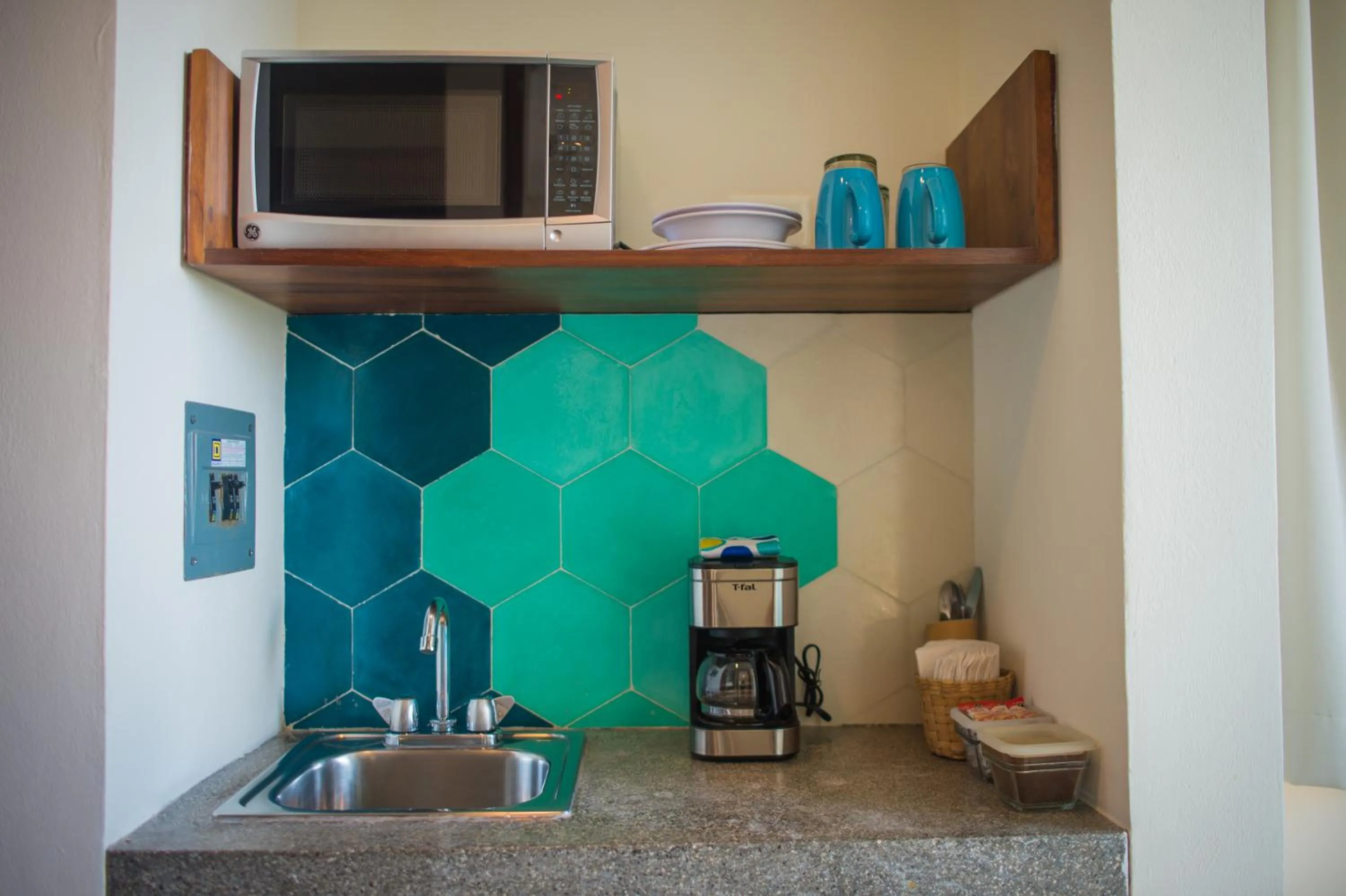 Coffee/tea facilities in Suites Cielo y Mar