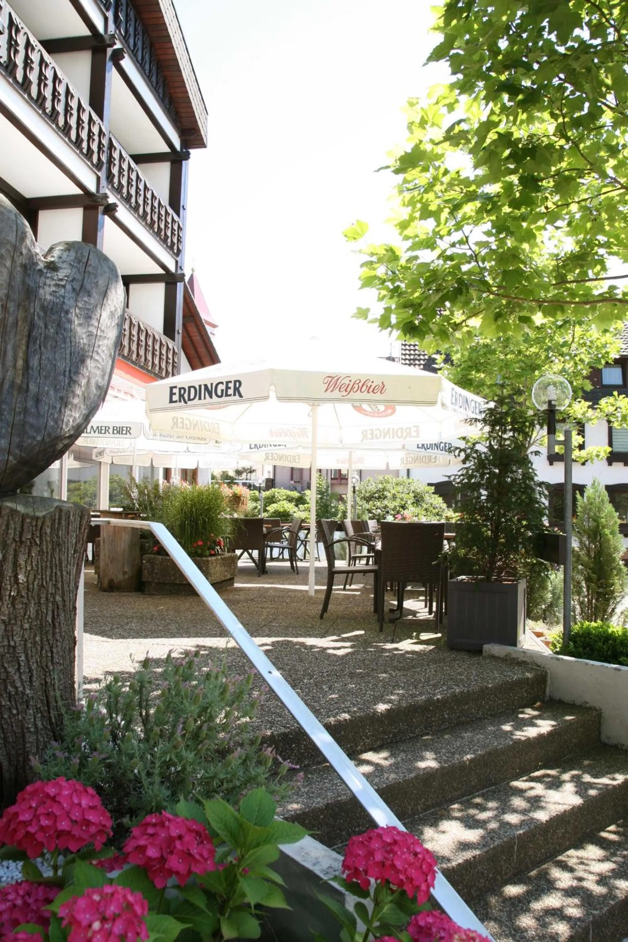 Garden view in Hotel Pflug