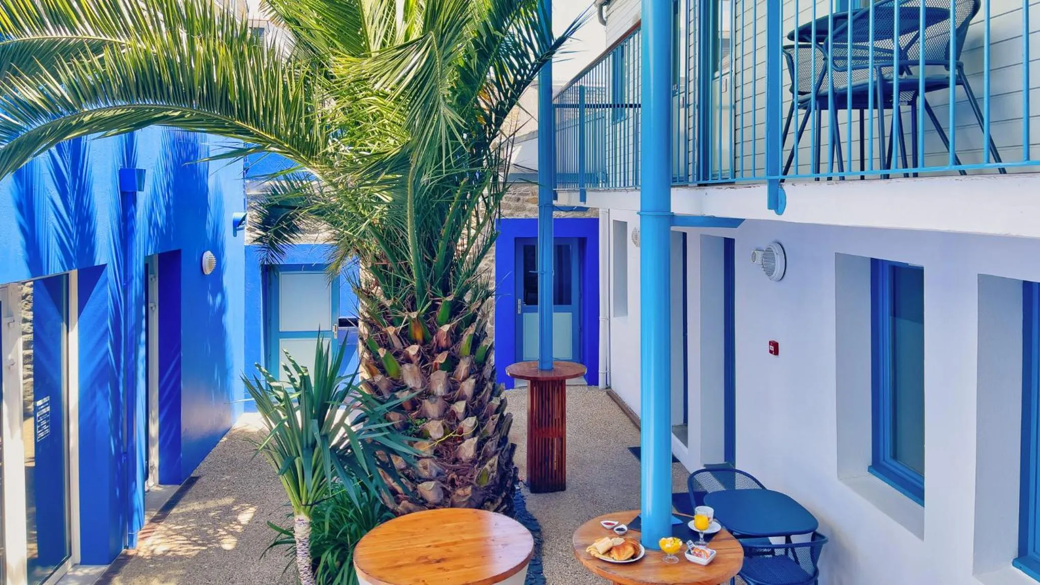 Patio in Hotel De La Gare