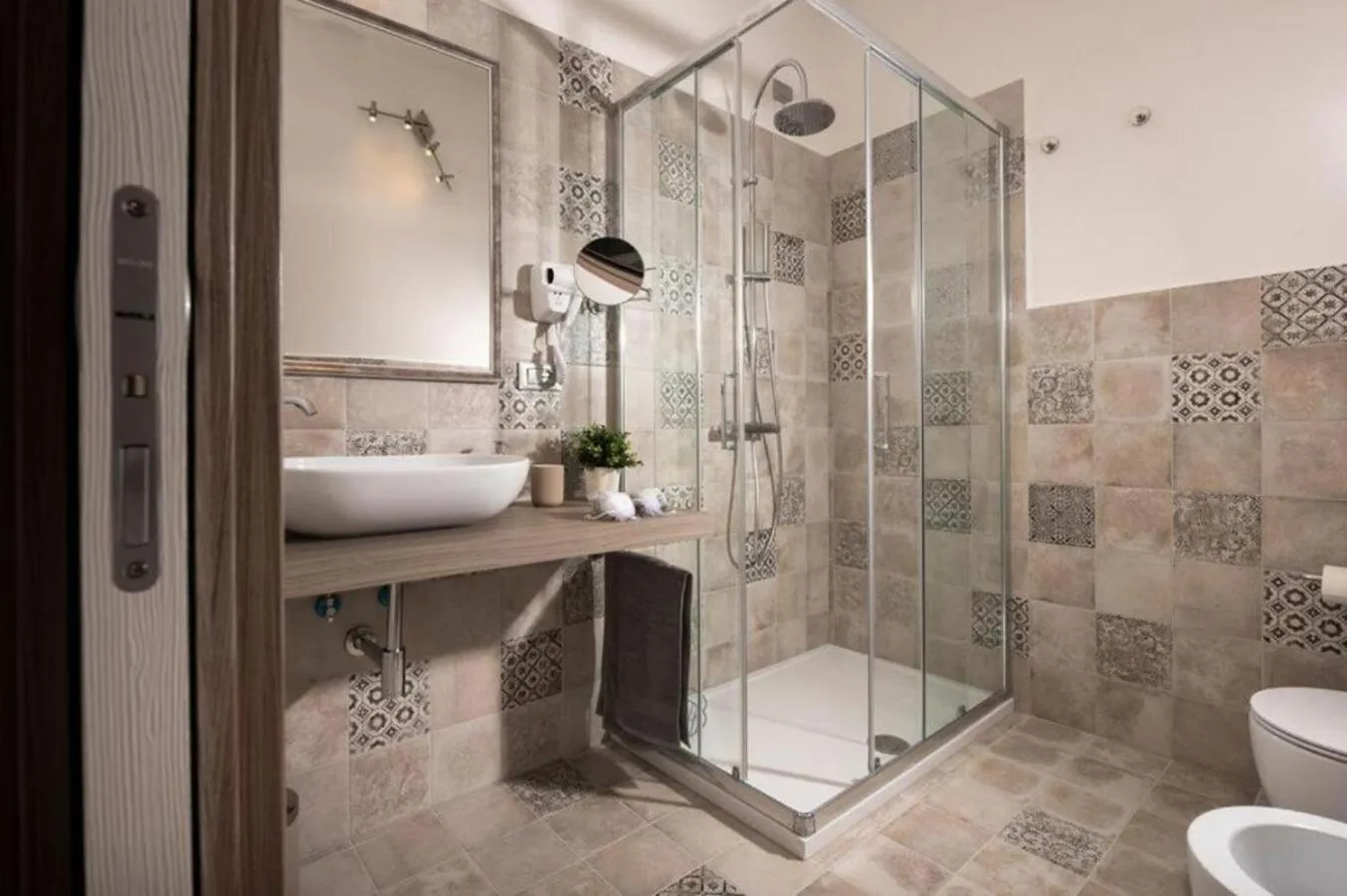 Shower in Hotel Gli Ulivi