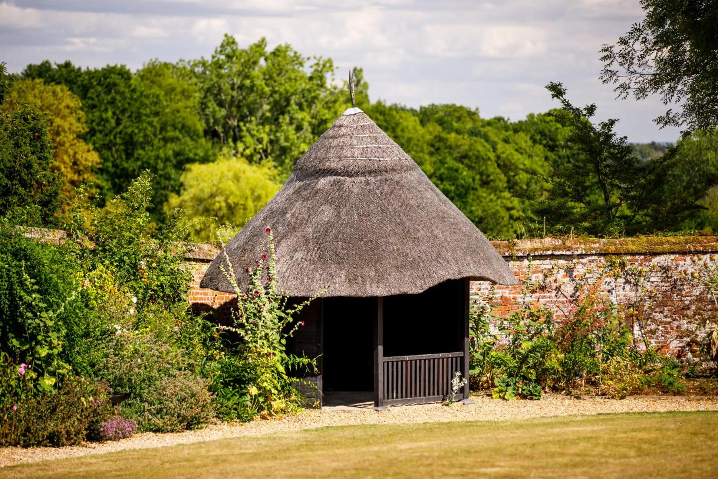 Garden in Madingley Hall