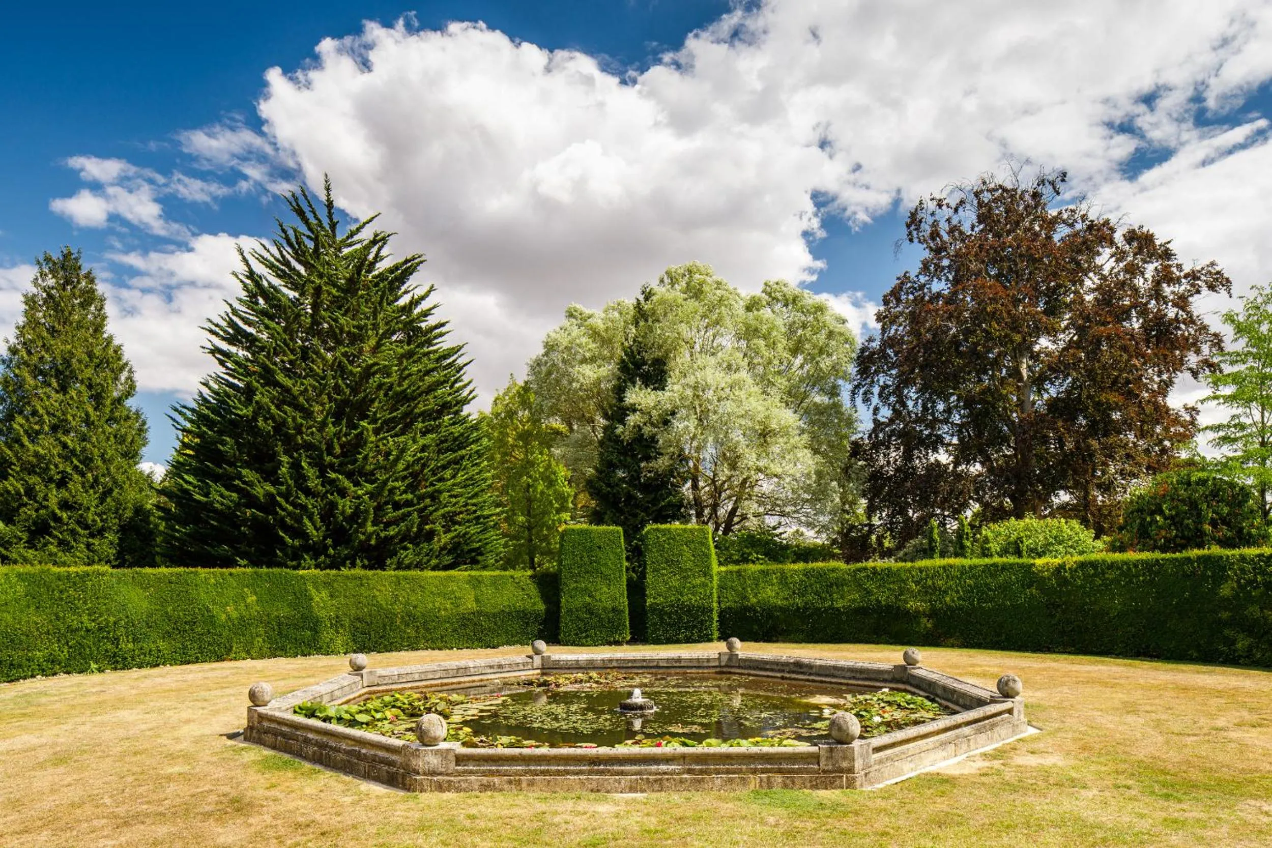Garden in Madingley Hall