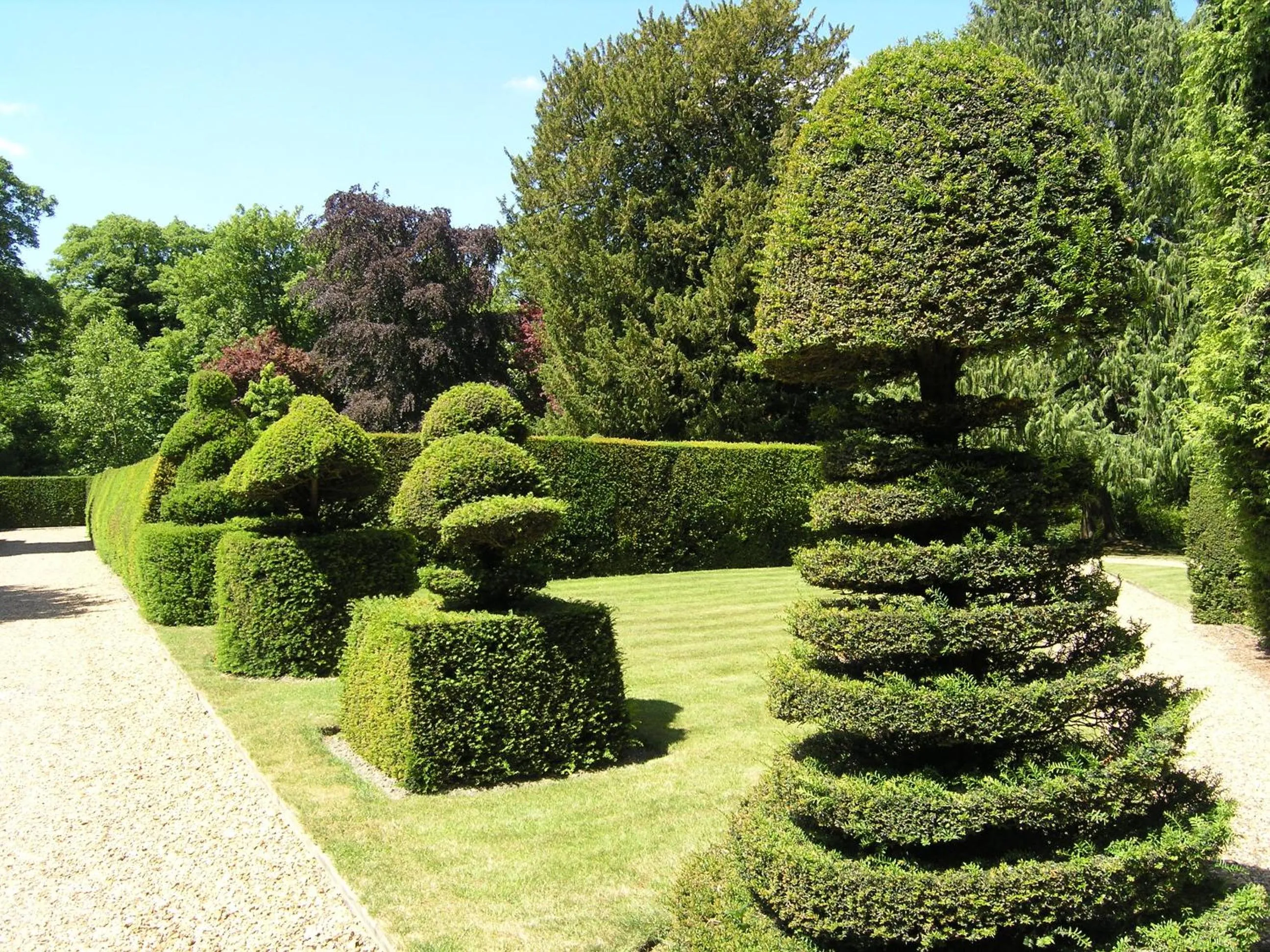 Garden in Madingley Hall