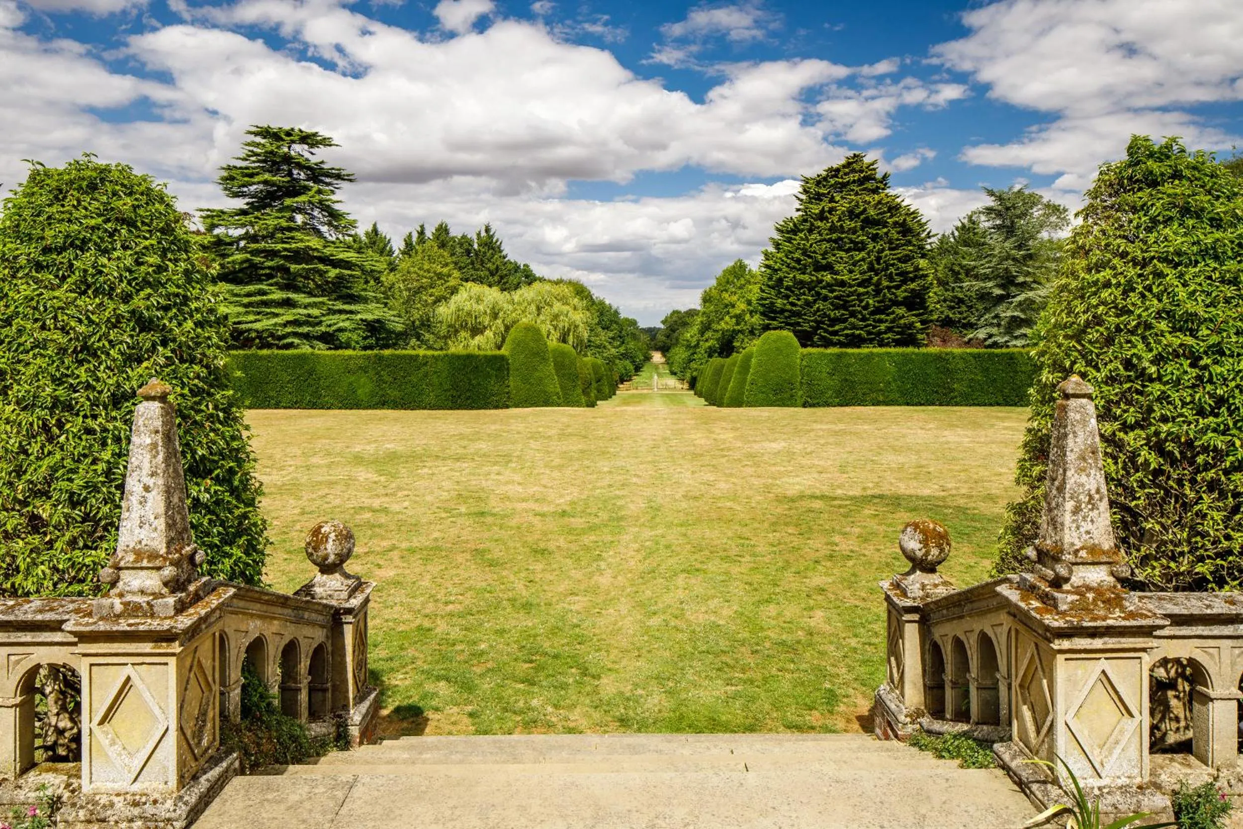 Garden in Madingley Hall