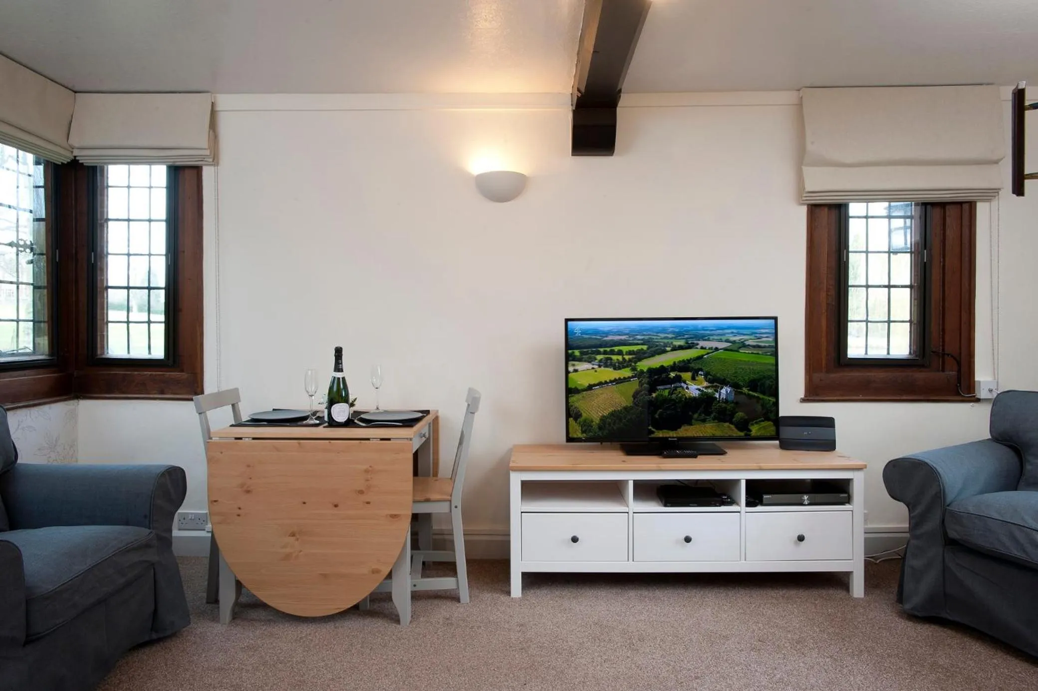 Living room in Madingley Hall