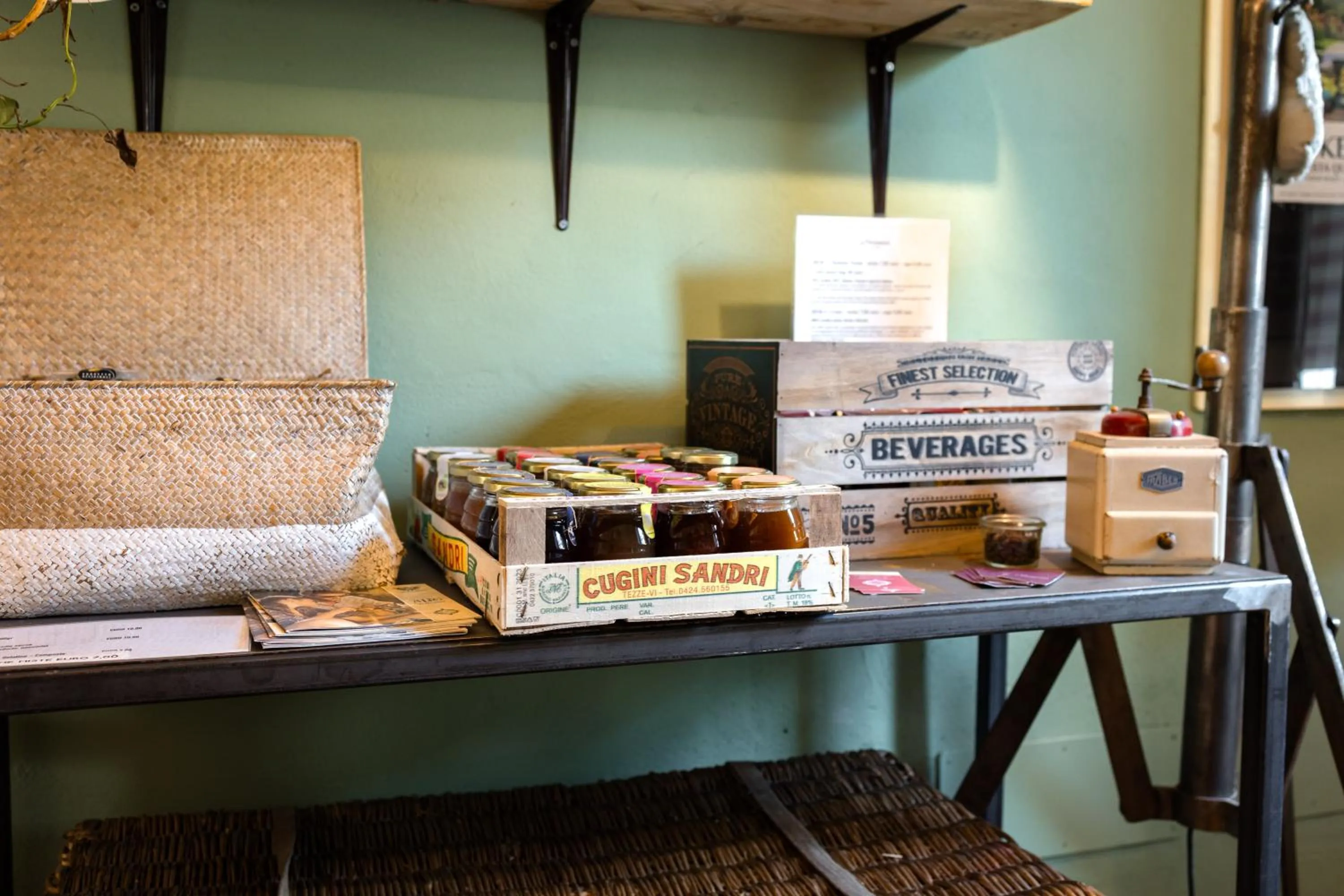 Food and drinks in B&B Corte del Mincio