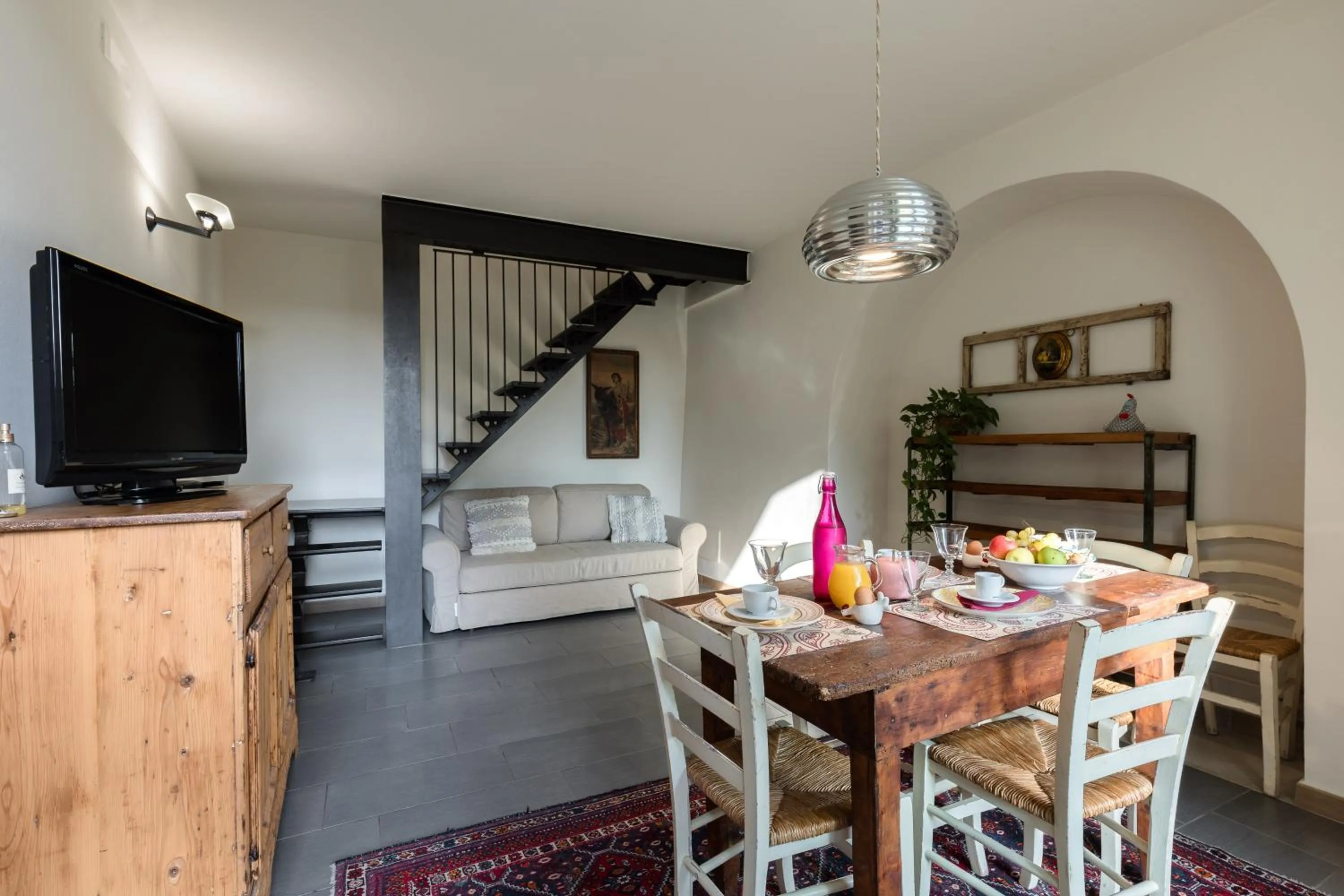 Living room in B&B Corte del Mincio