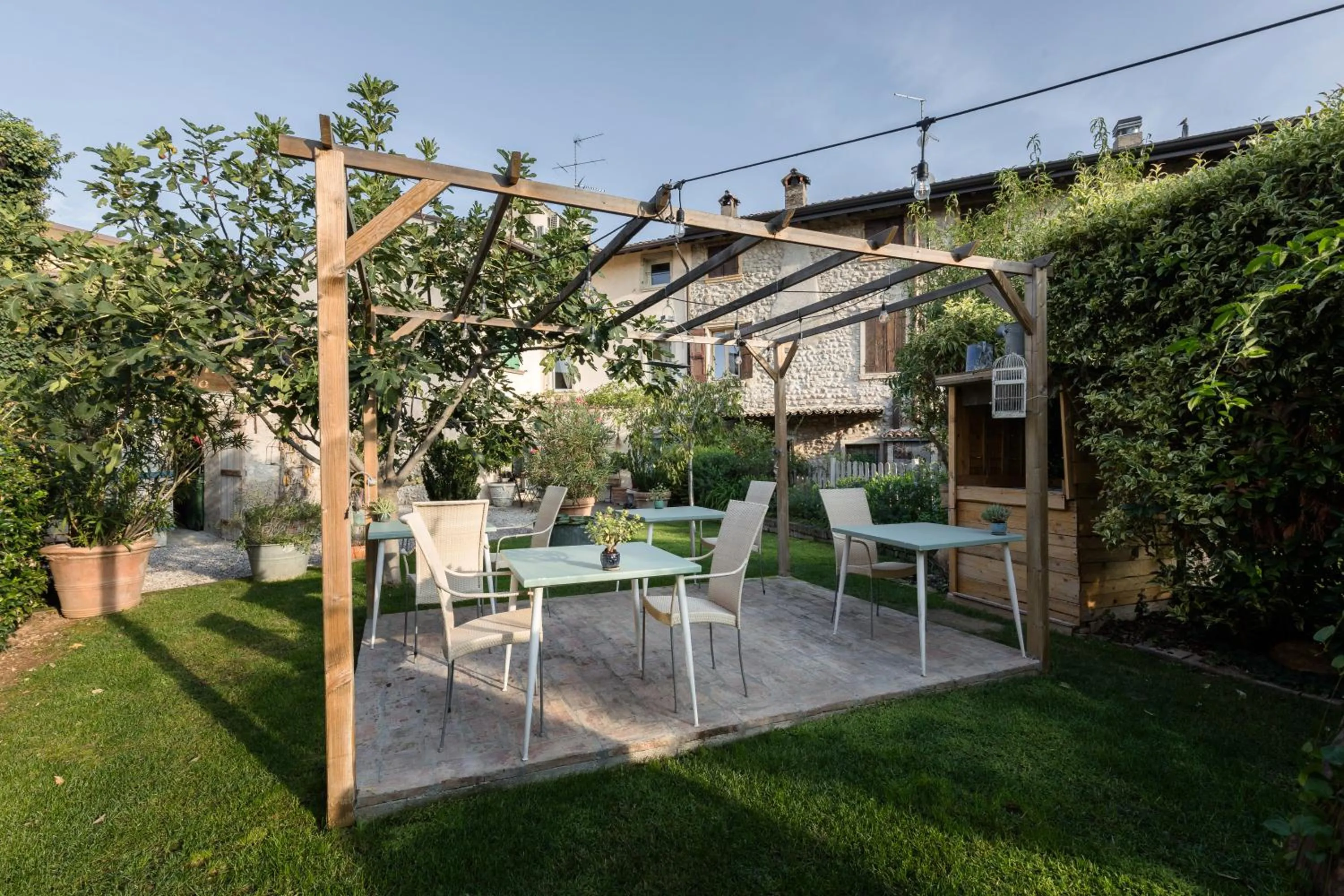 Patio in B&B Corte del Mincio