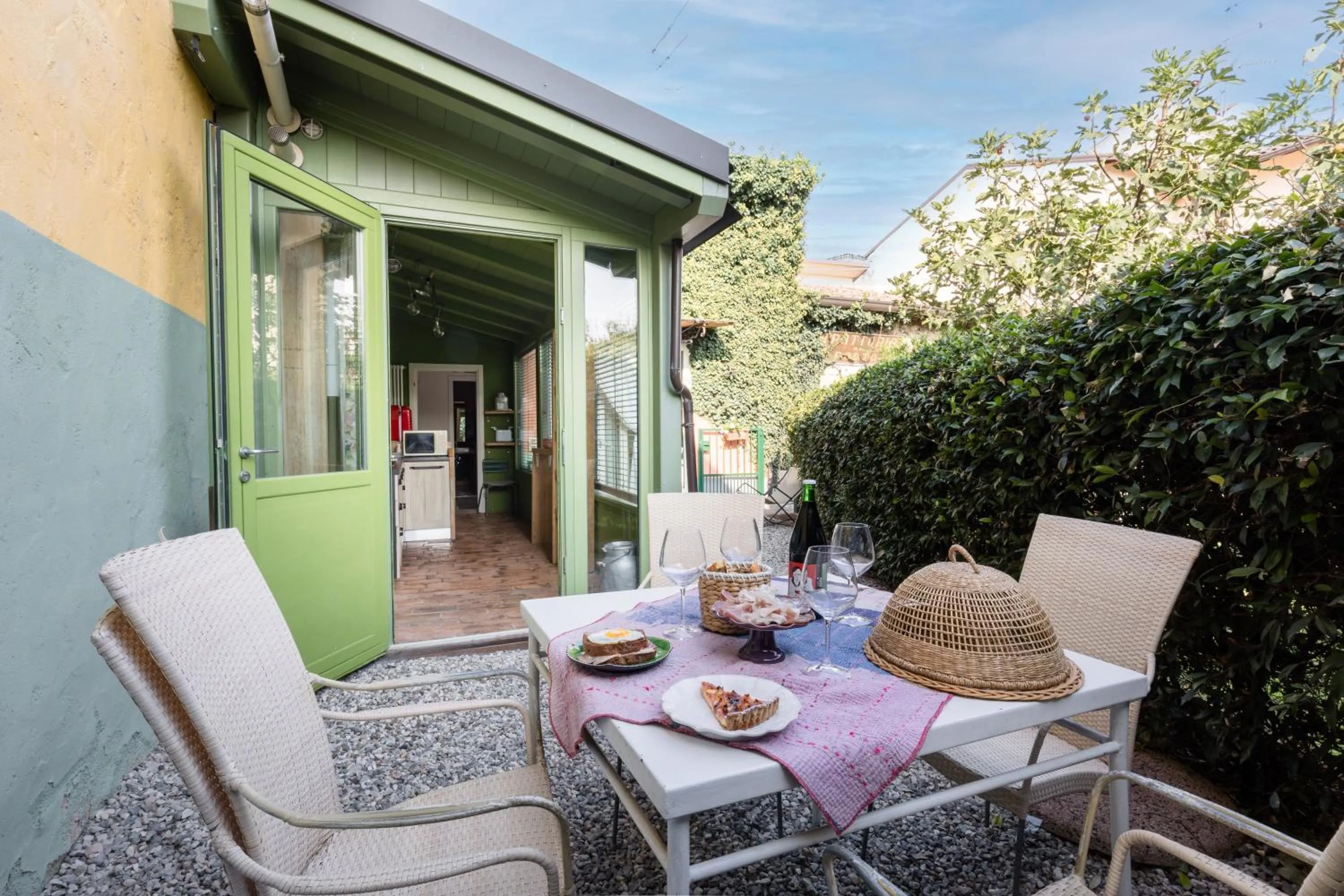 Garden in B&B Corte del Mincio