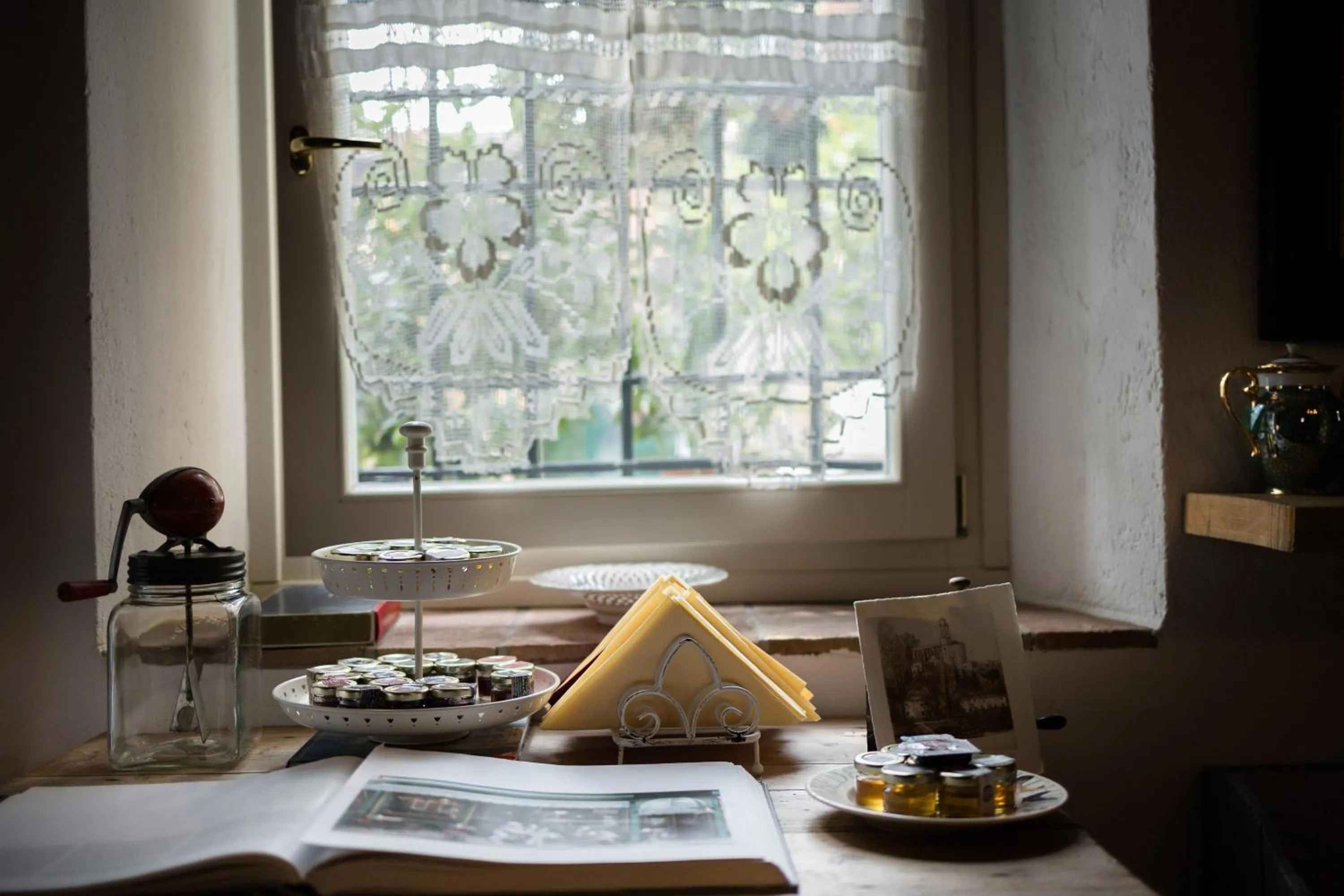 Dining area in B&B Corte del Mincio