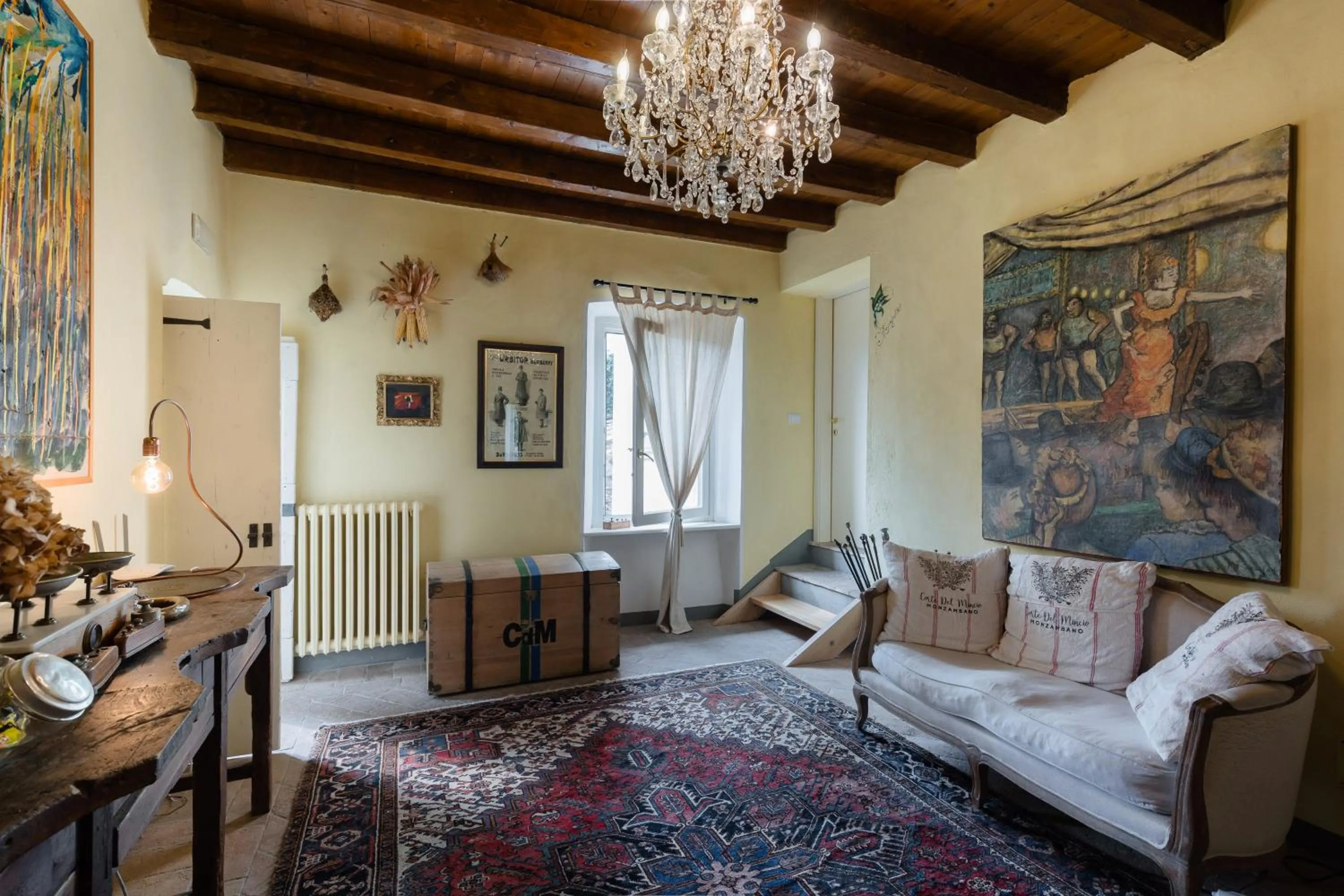 Living room in B&B Corte del Mincio