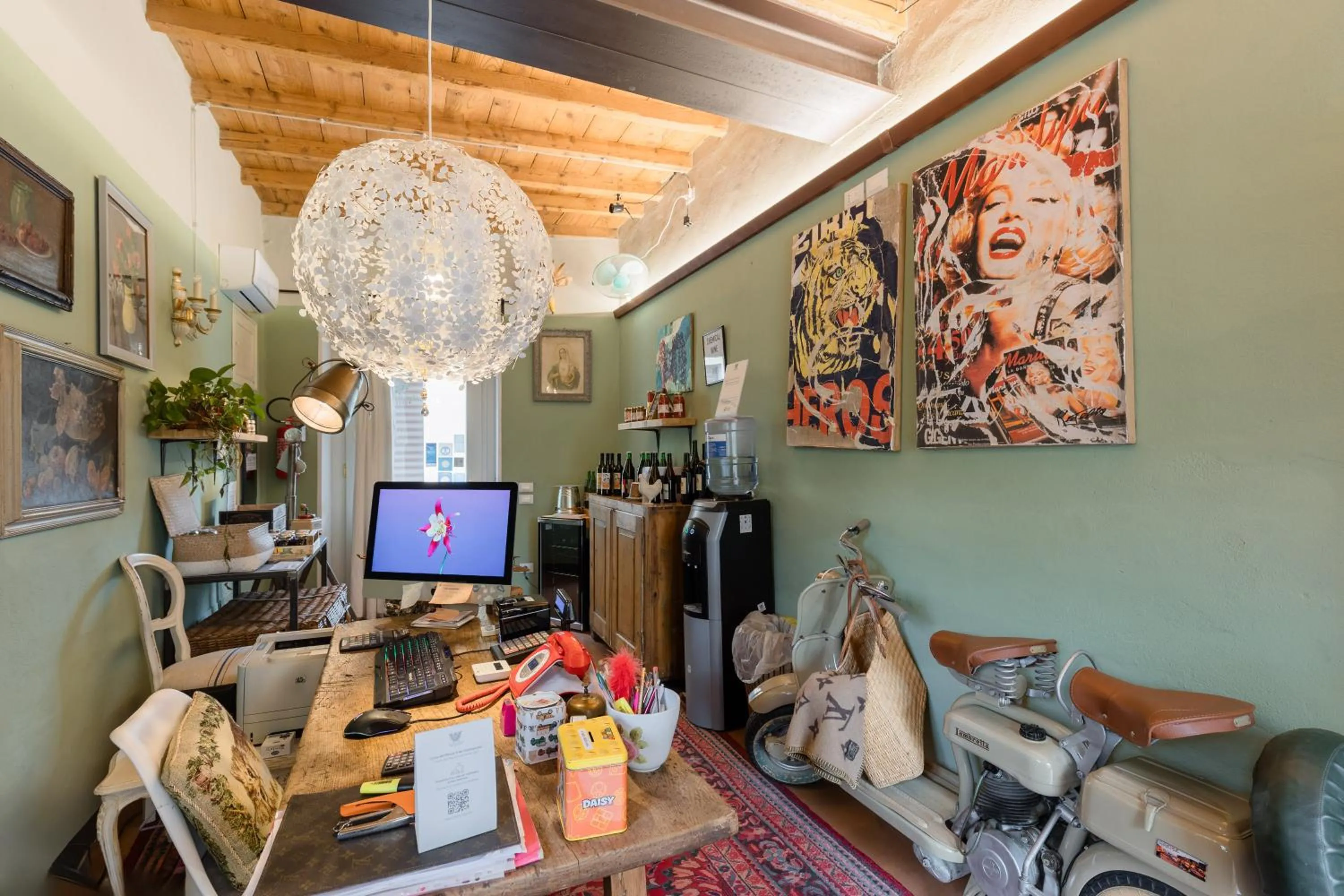 Lobby or reception in B&B Corte del Mincio