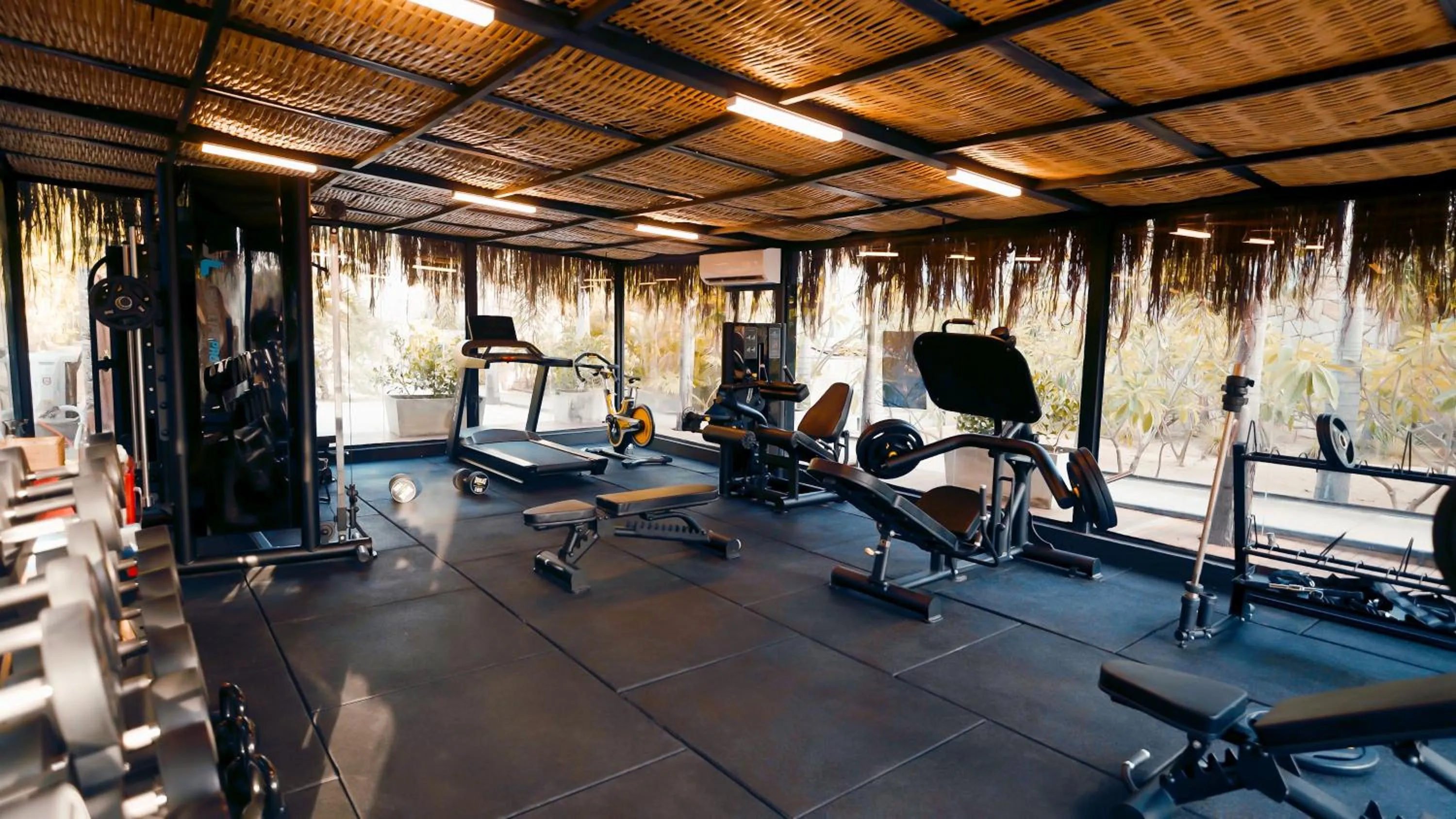 Fitness centre/facilities in Pedras Do Patacho Hotel Boutique Experience