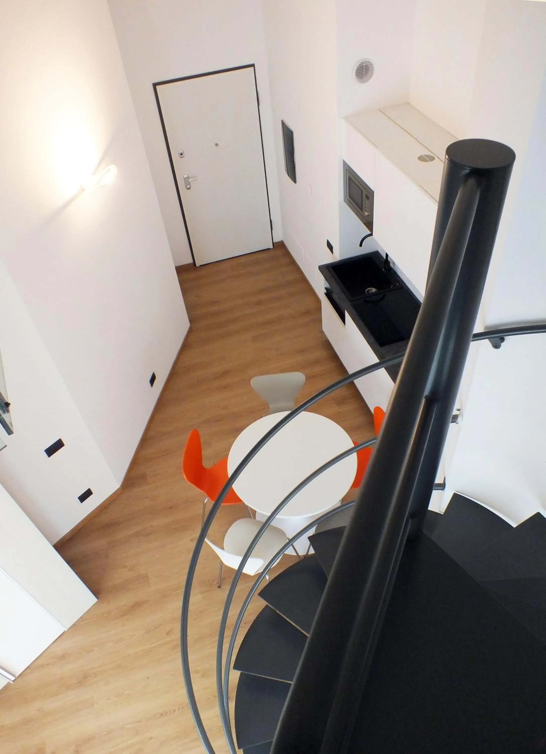 Kitchen or kitchenette, Bed in BB Hotels Aparthotel Isola