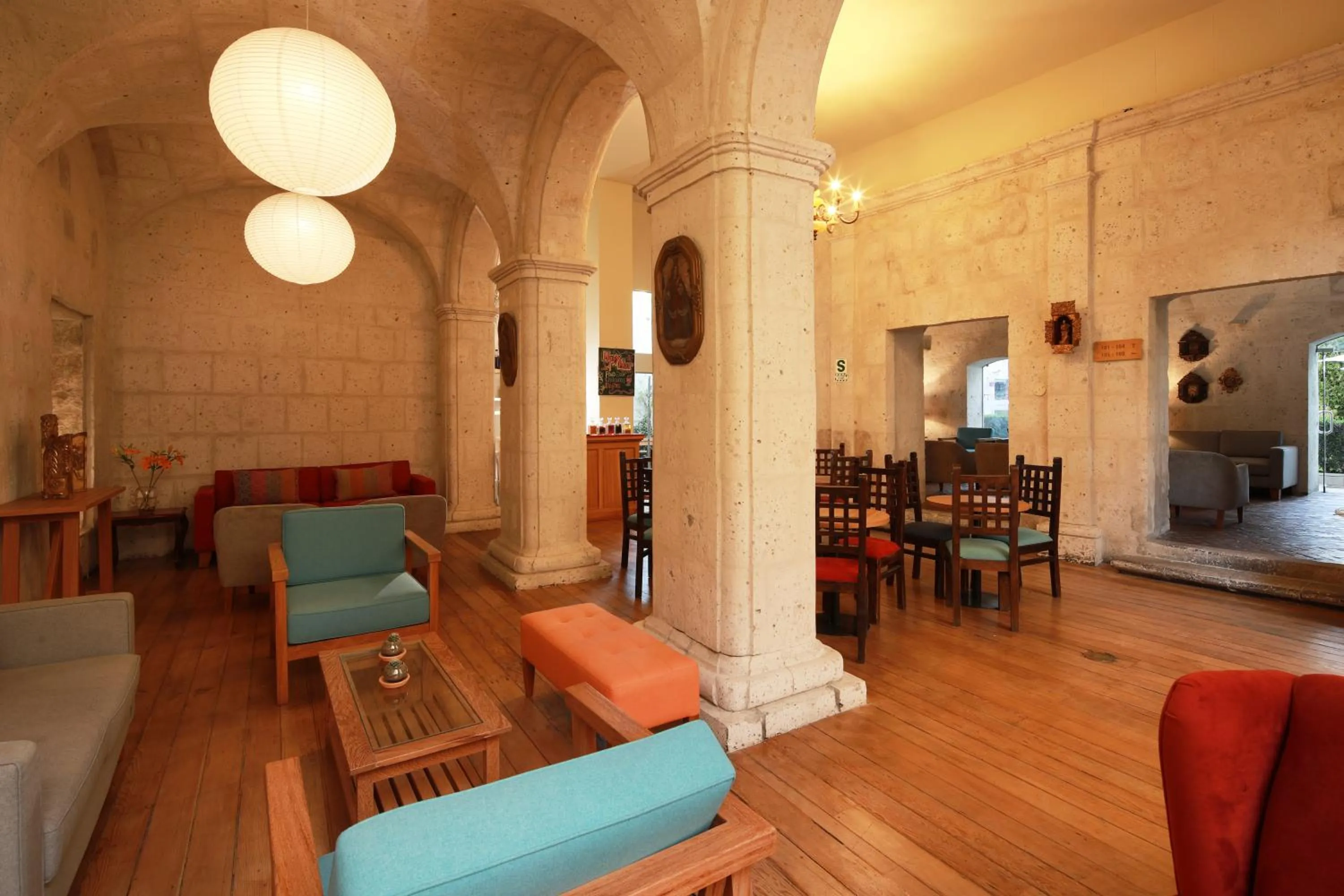 Living room in San Agustin Posada del Monasterio