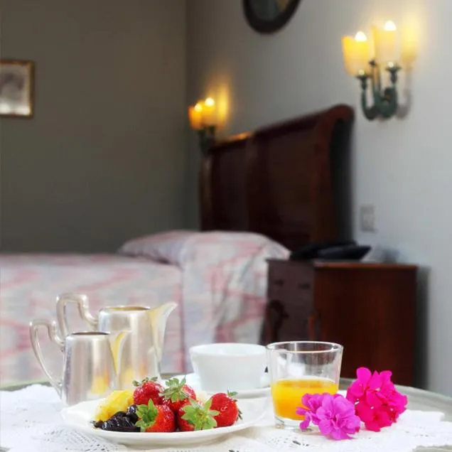 Bed in Hotel Arnaldo Aquila D’oro