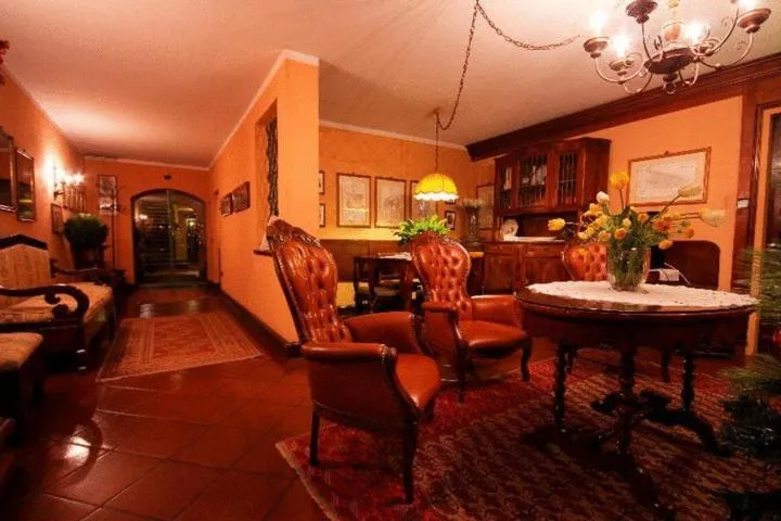 Lobby or reception in Hotel Arnaldo Aquila D’oro