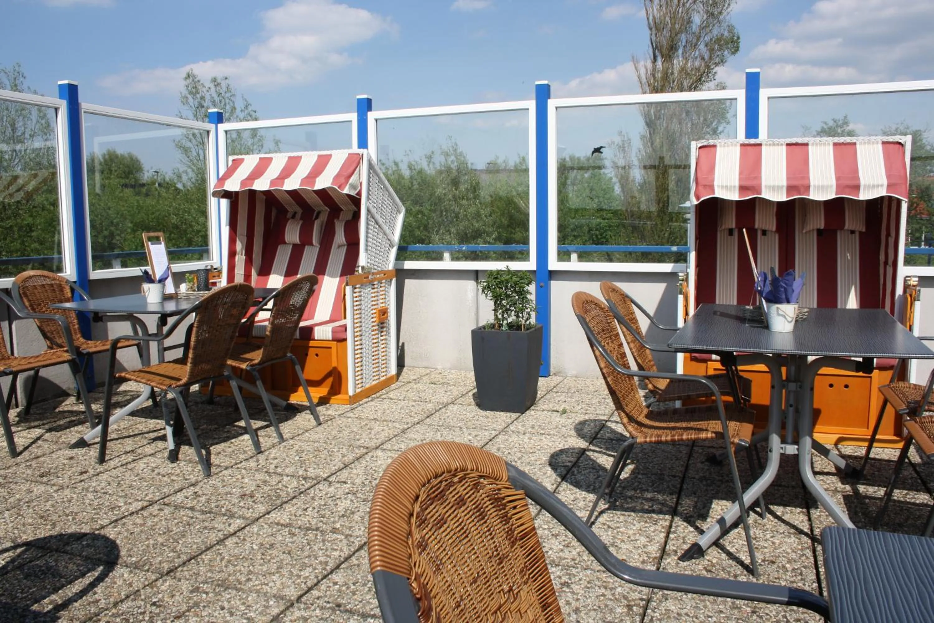 Balcony/Terrace in Gasthof Großer Krug