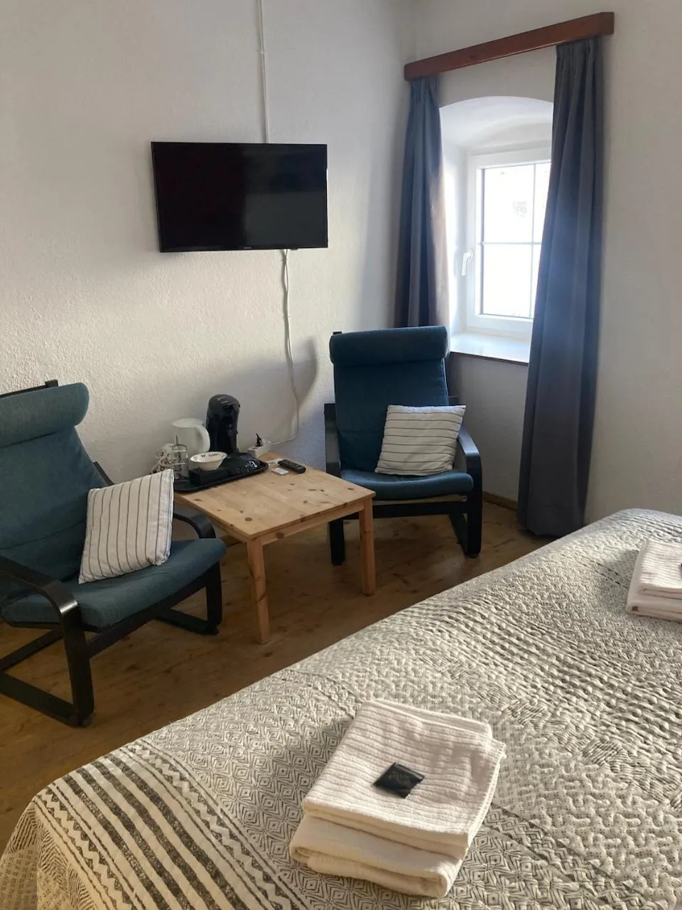 Seating area, Bed in Gasthof Sonne Häselgehr