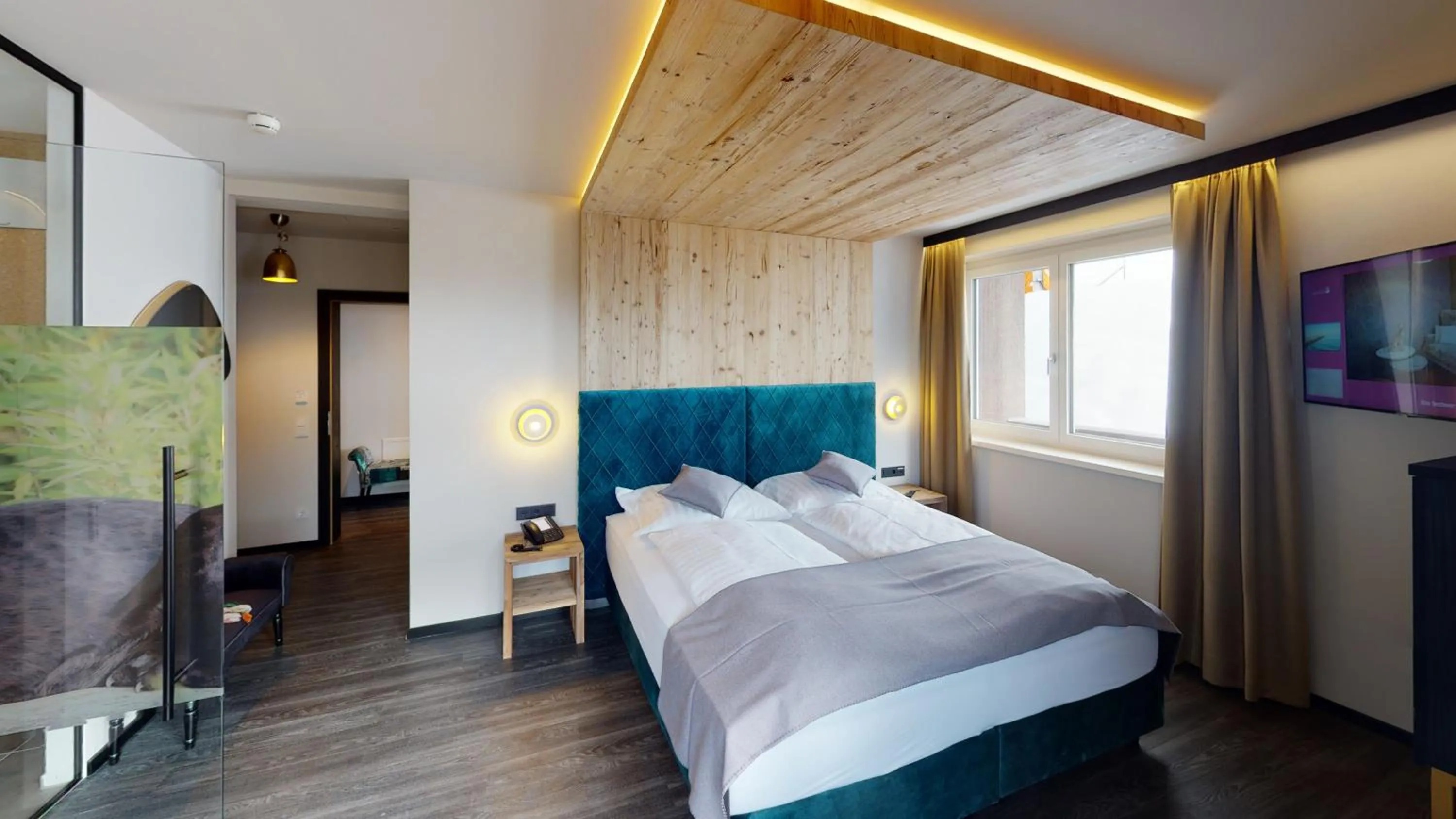 Bedroom, Bed in Hotel Panther'A