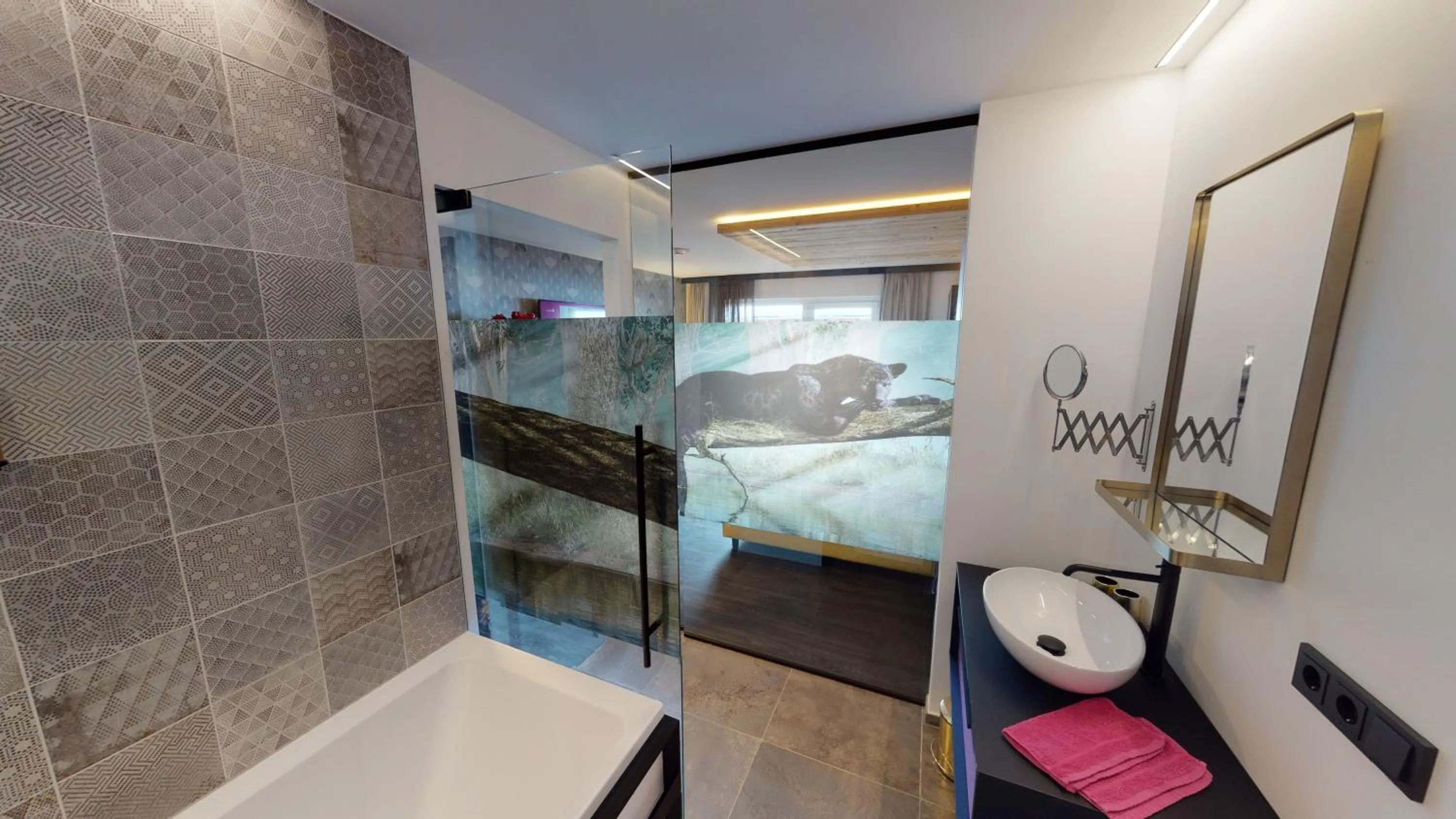 Bathroom in Hotel Panther'A