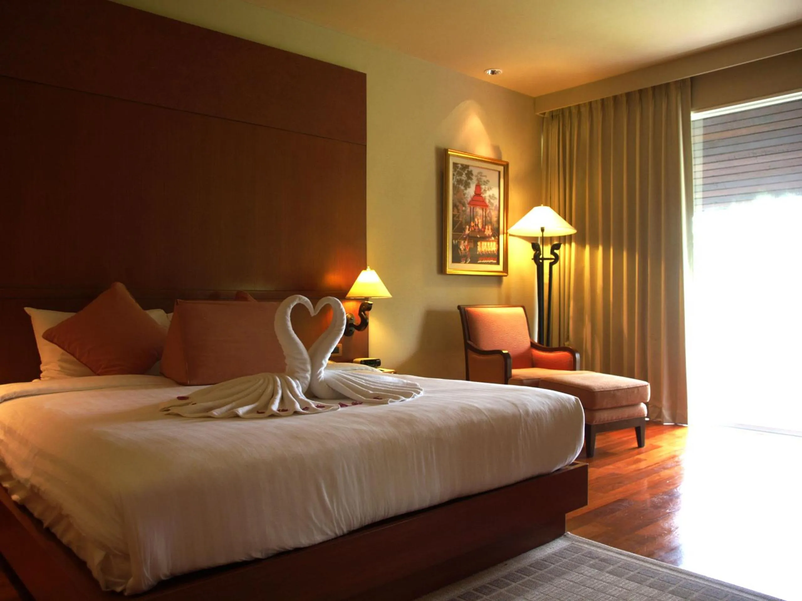 Bedroom, Bed in Mission Hills Phuket Golf Resort-SHA Extra Plus