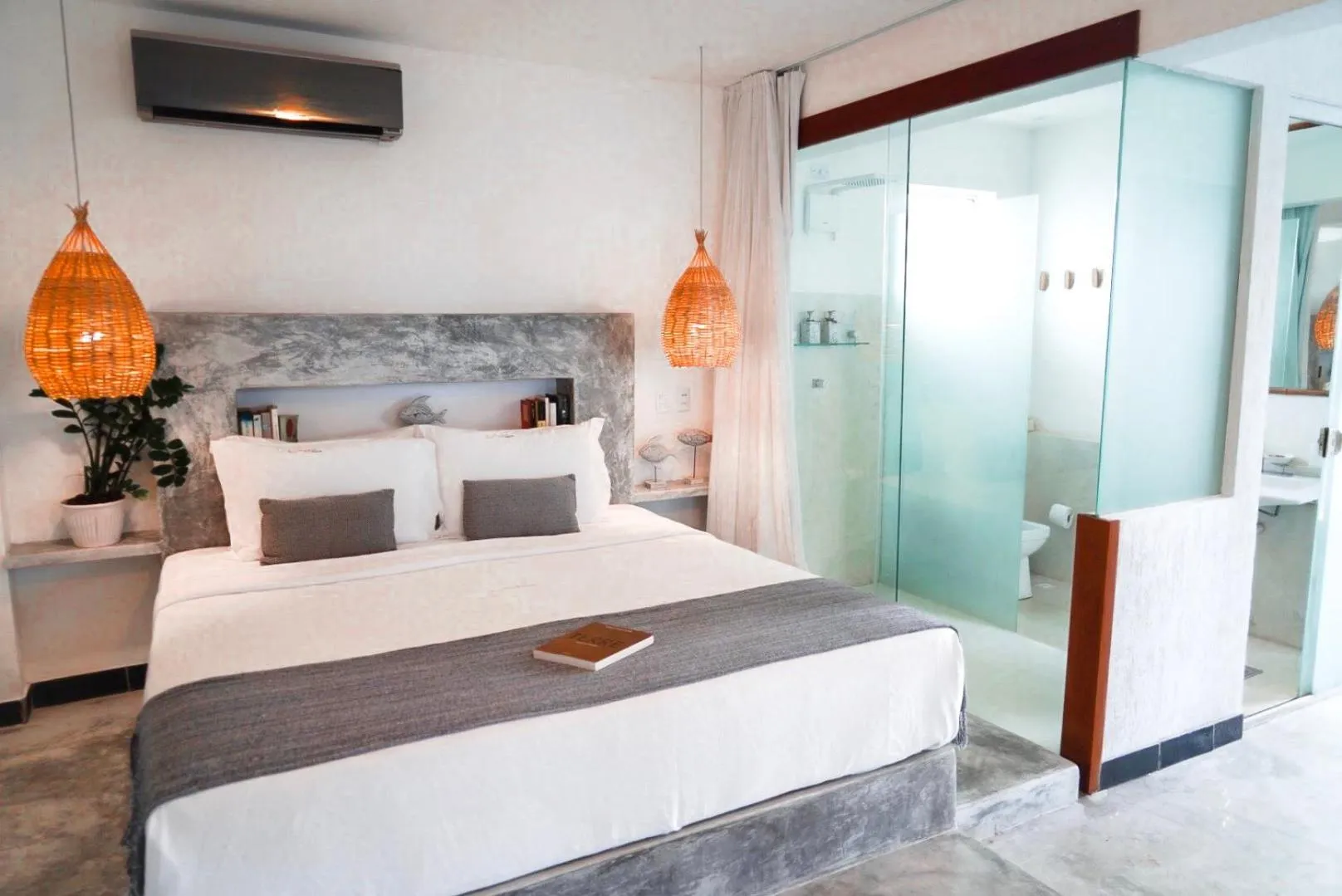 Bed in Kilombo Villas & Spa