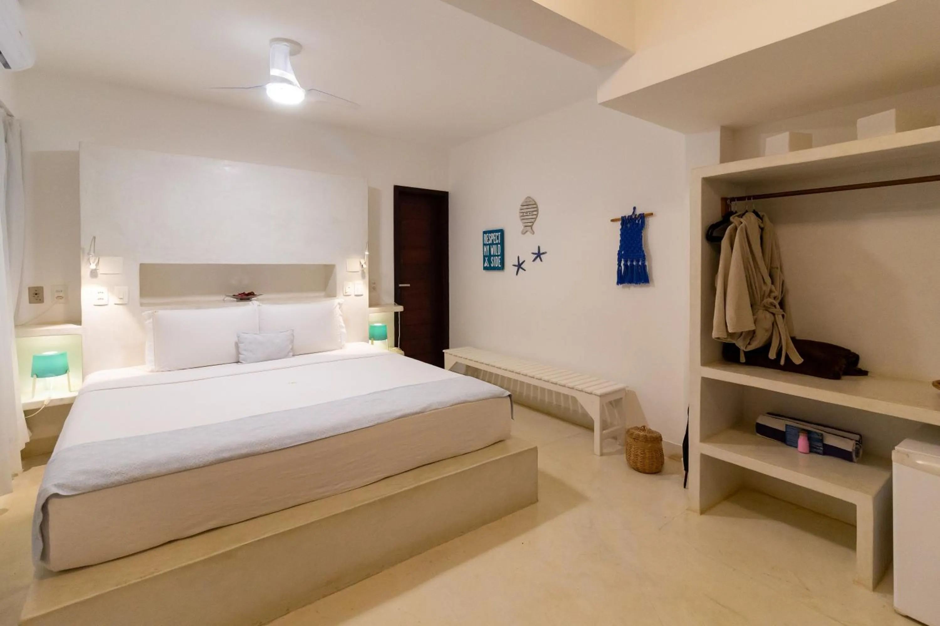 Bed in Kilombo Villas & Spa