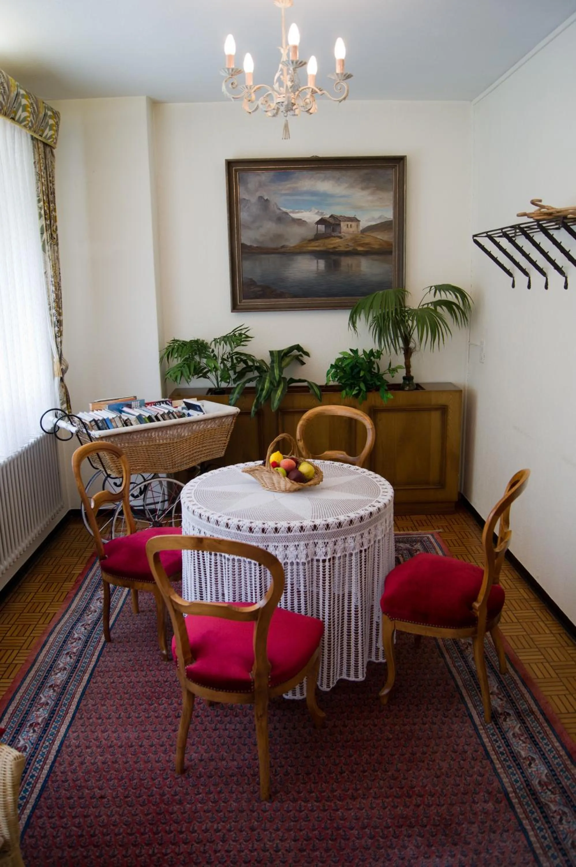 Lobby or reception in Hotel Alpina