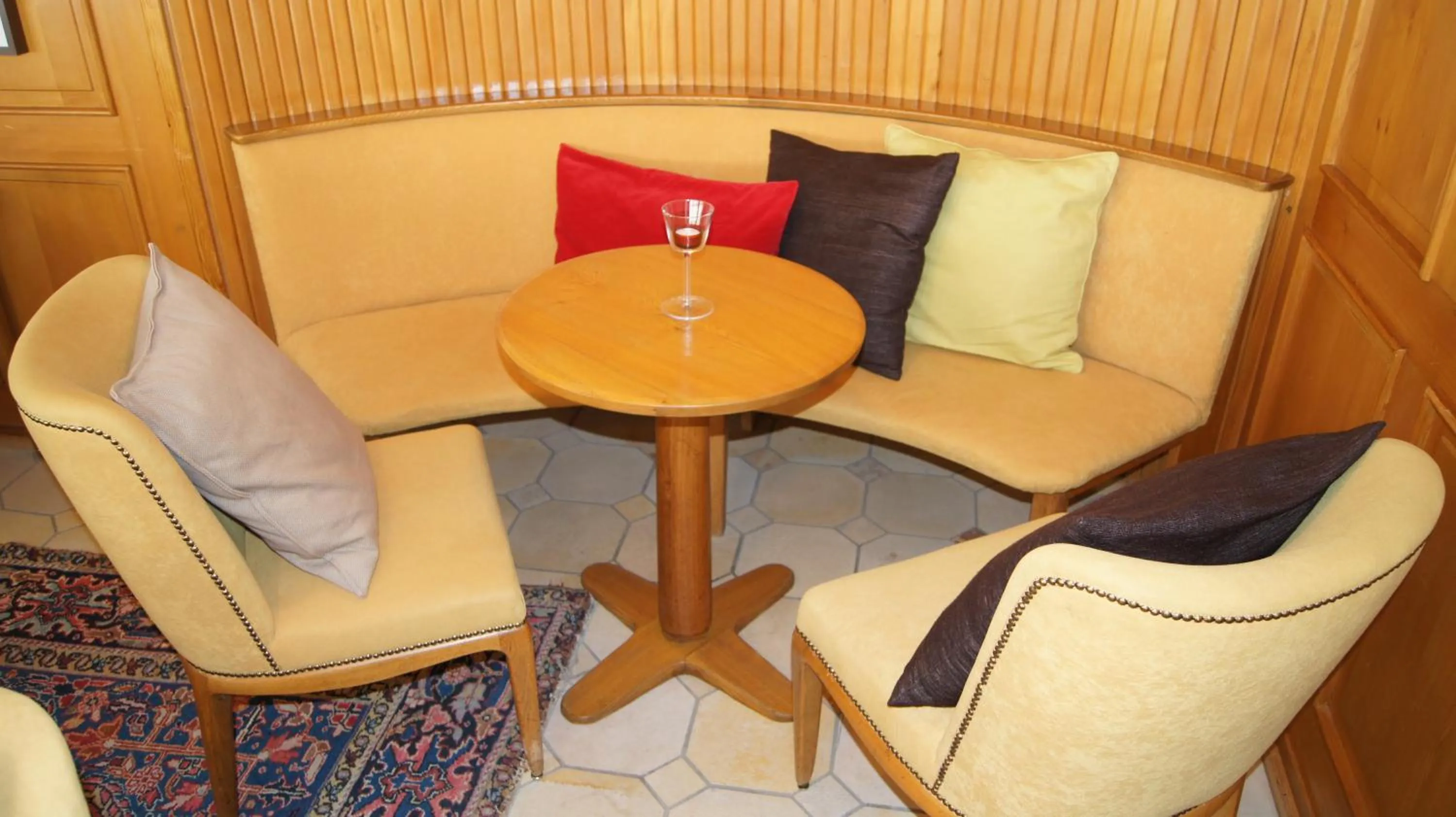 Lobby or reception in Hotel Alpina